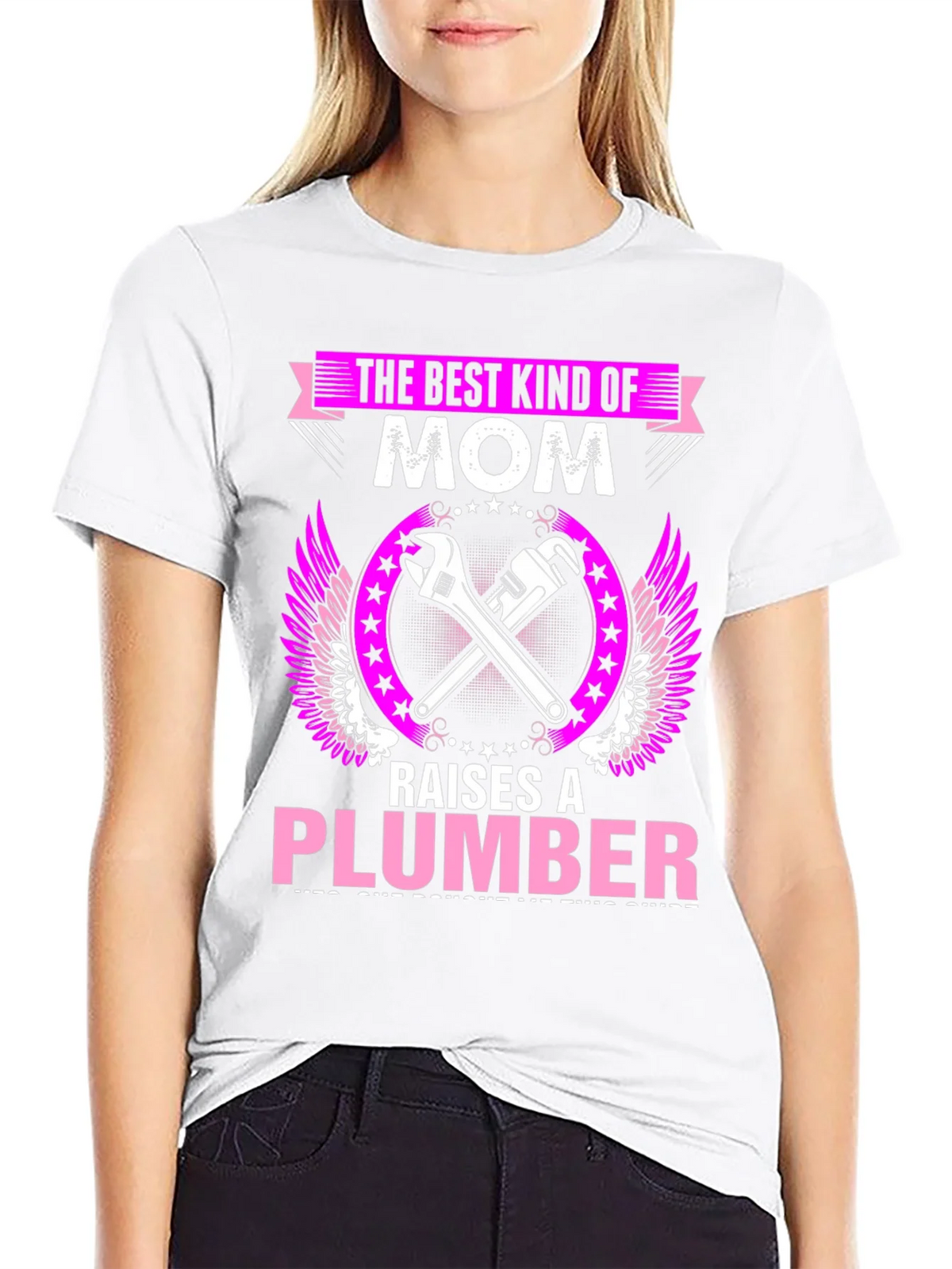 Best Mom Plumber Graphic T-Shirt product image 8