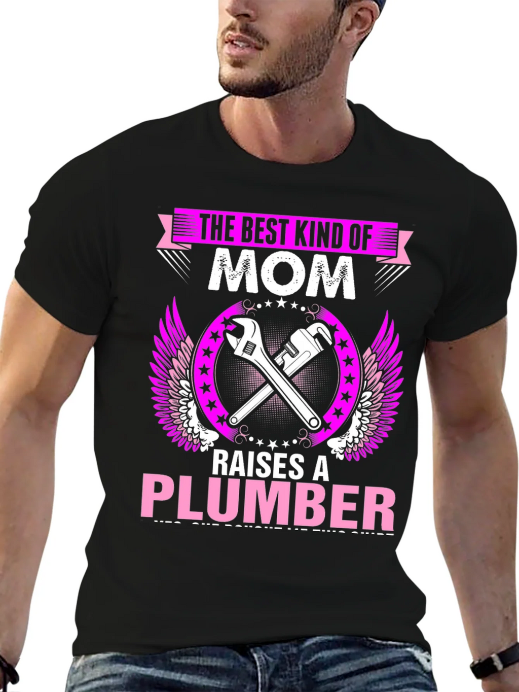 Best Mom Plumber Graphic T-Shirt product image 6