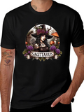 Sagittarius Witch T-Shirt - Zodiac Graphic Tee product image 1