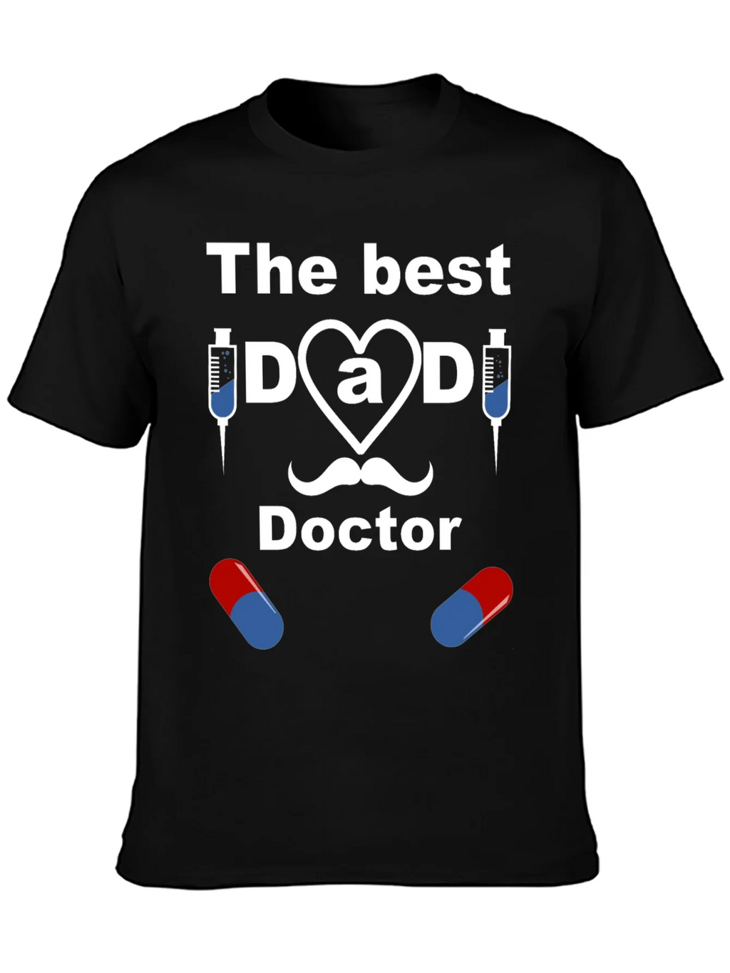 The Best Dad Doctor Graphic T-Shirt product image 3