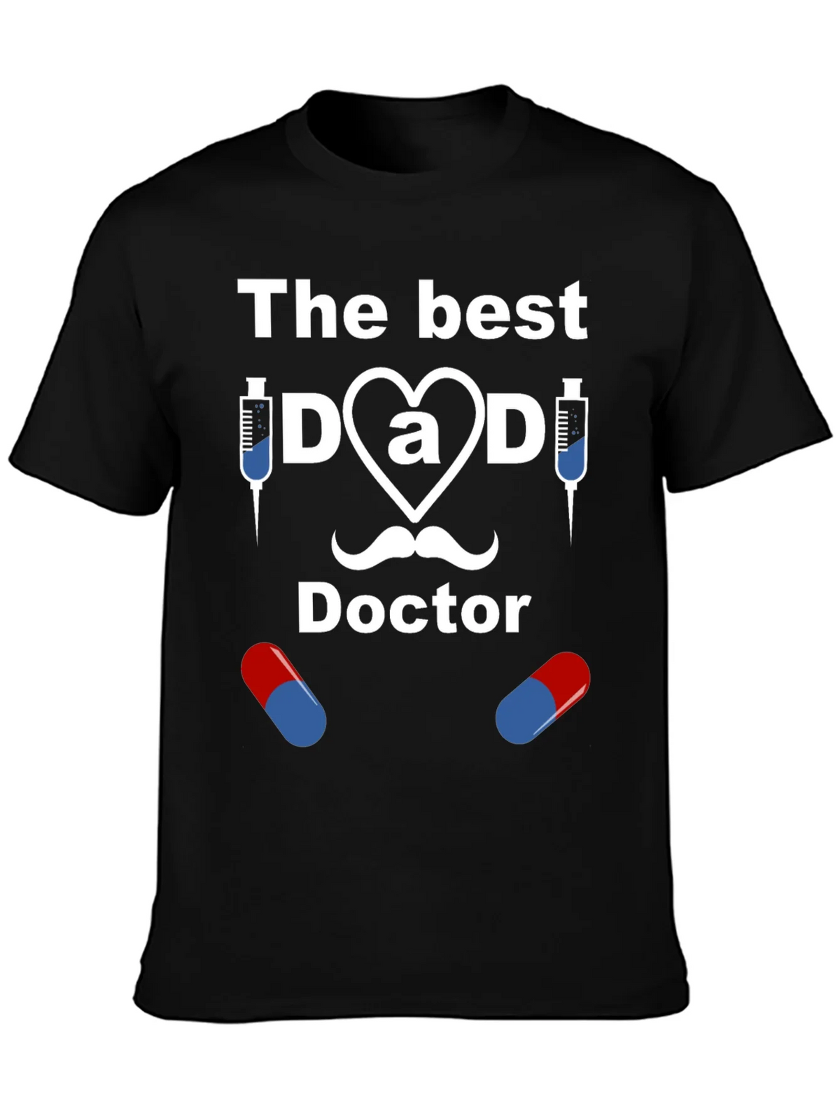 The Best Dad Doctor Graphic T-Shirt product image 3