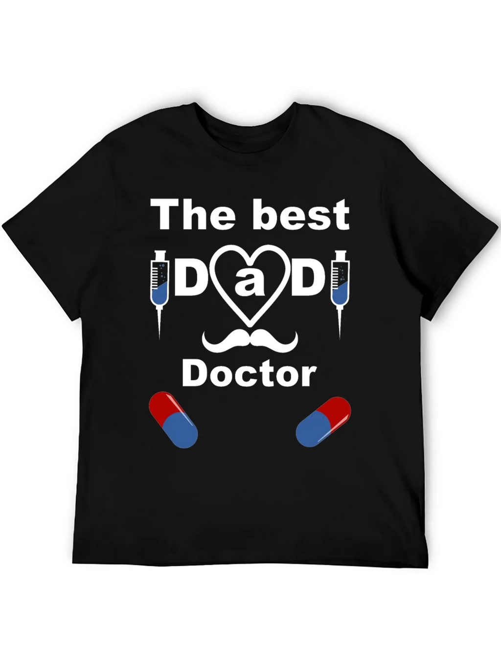 The Best Dad Doctor Graphic T-Shirt product image 5