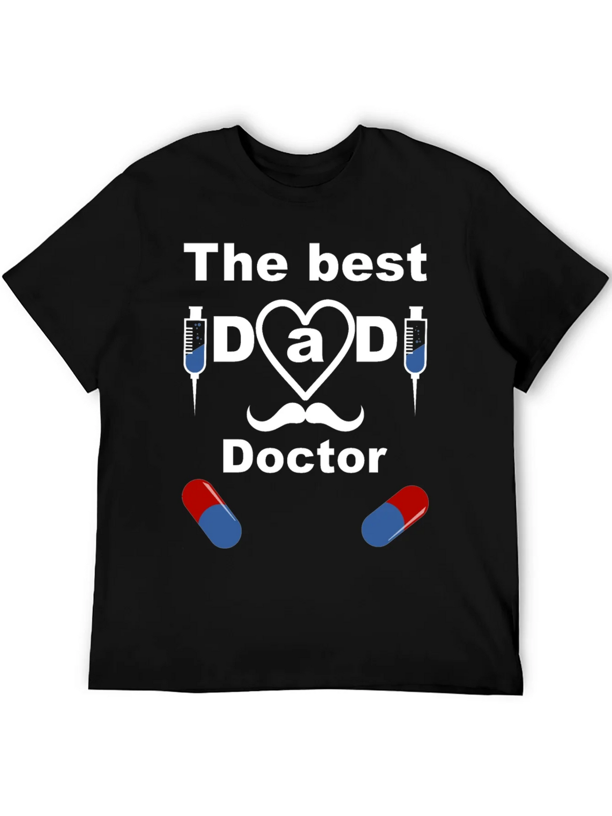 The Best Dad Doctor Graphic T-Shirt product image 5