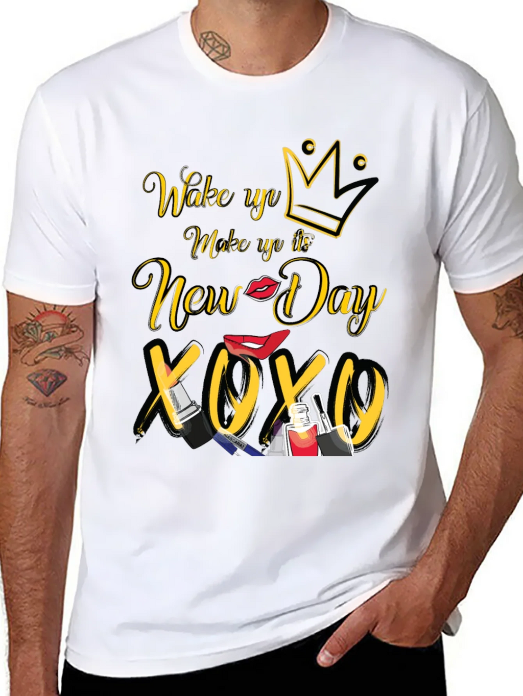 Wake Up Make Up New Day T-Shirt product image 7