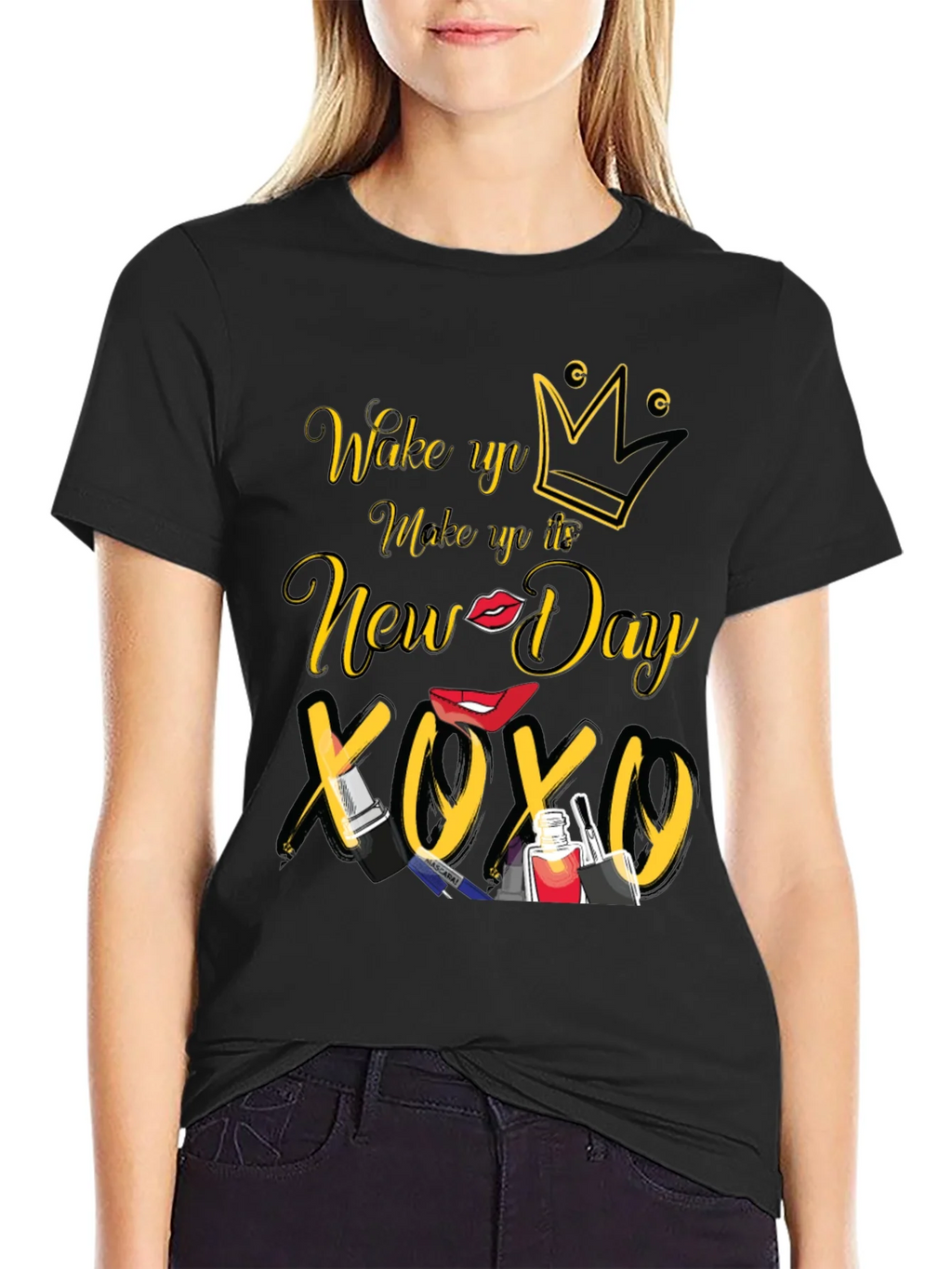 Wake Up Make Up New Day T-Shirt product image 2