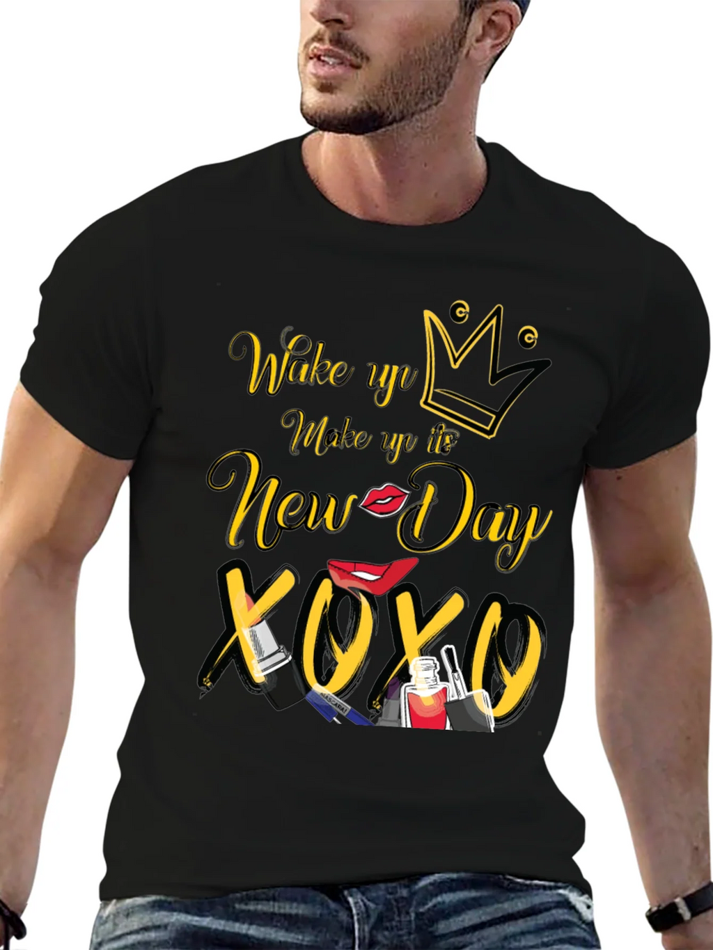 Wake Up Make Up New Day T-Shirt product image 6