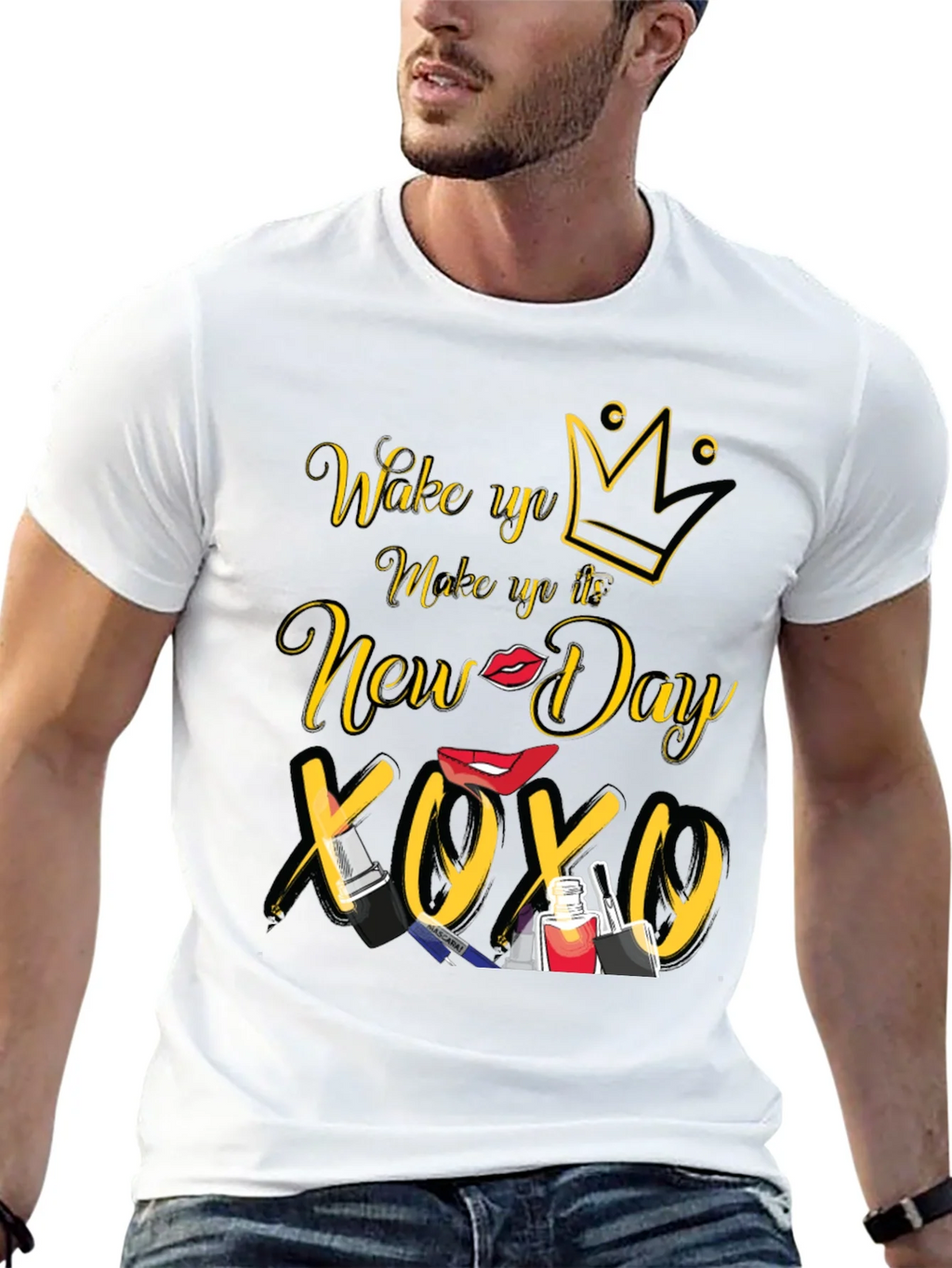 Wake Up Make Up New Day T-Shirt product image 12