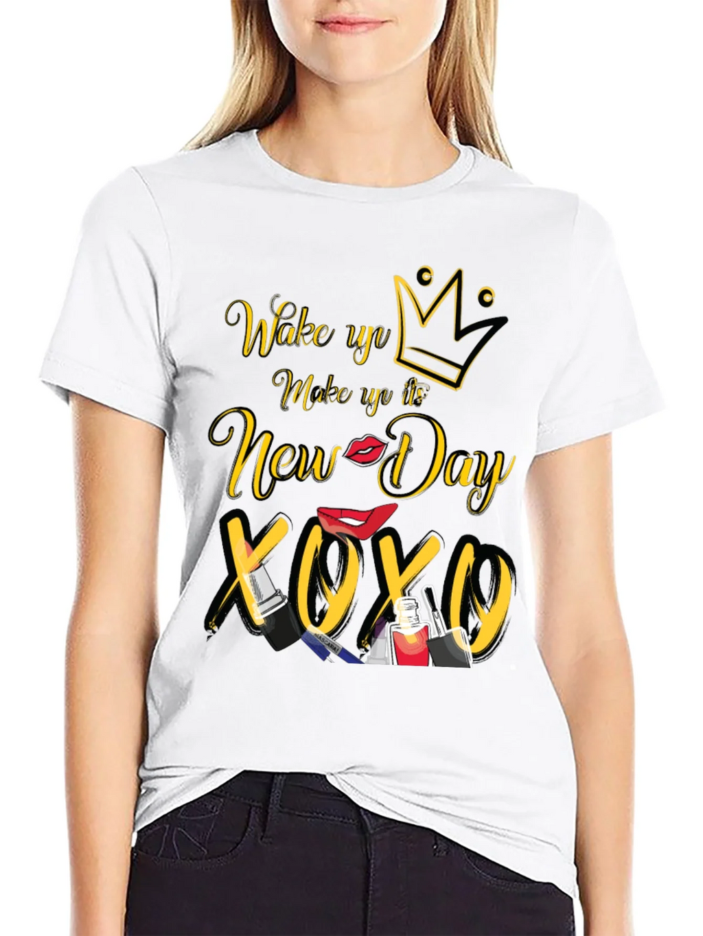 Wake Up Make Up New Day T-Shirt product image 8