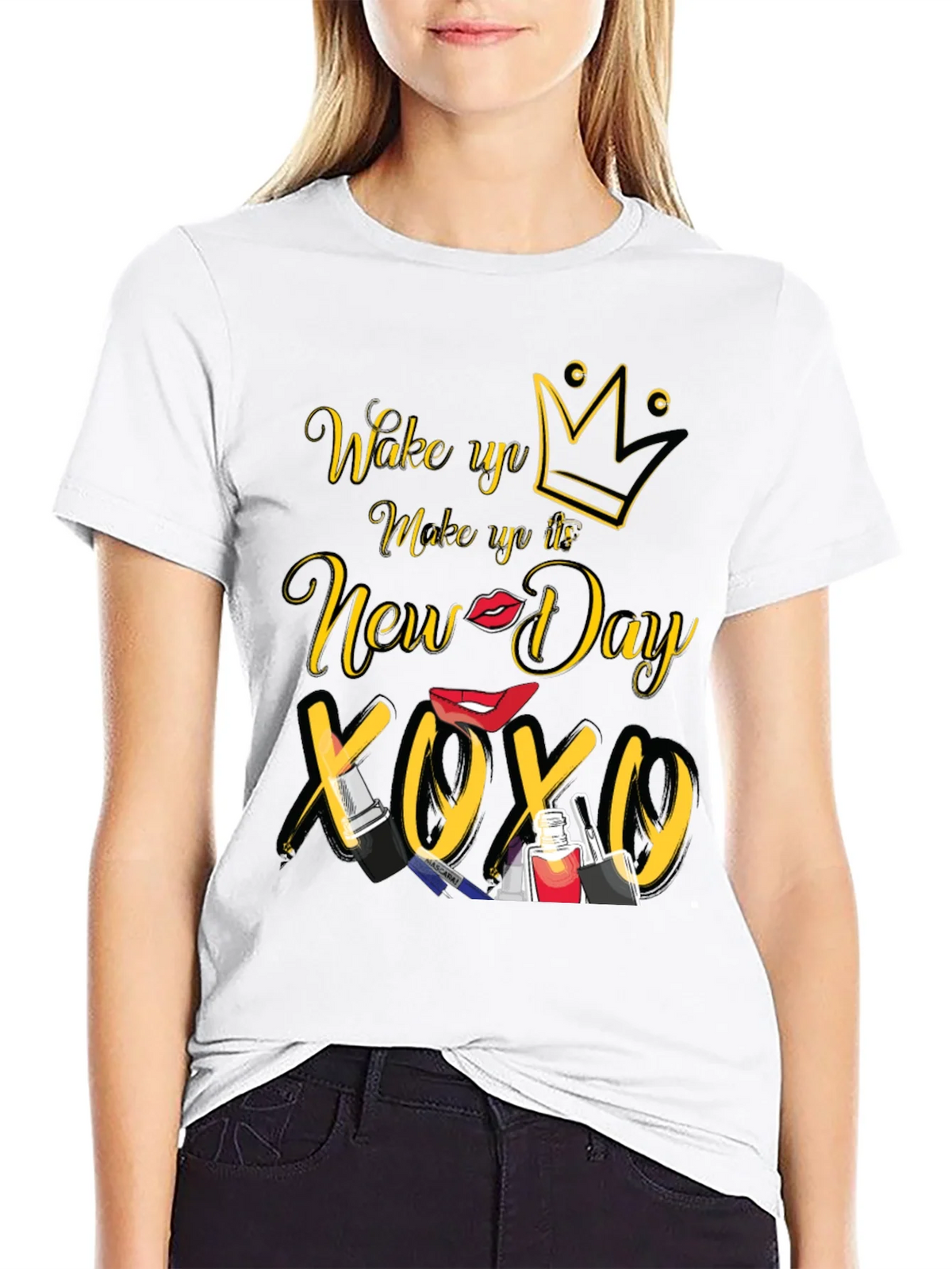 Wake Up Make Up New Day T-Shirt product image 8