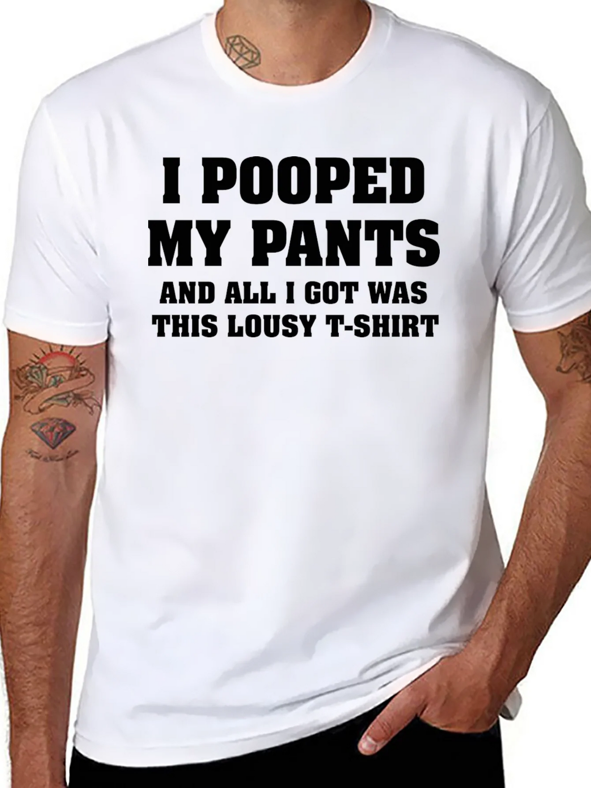 I Pooped My Pants T-Shirt - Funny Novelty Tee product image 7
