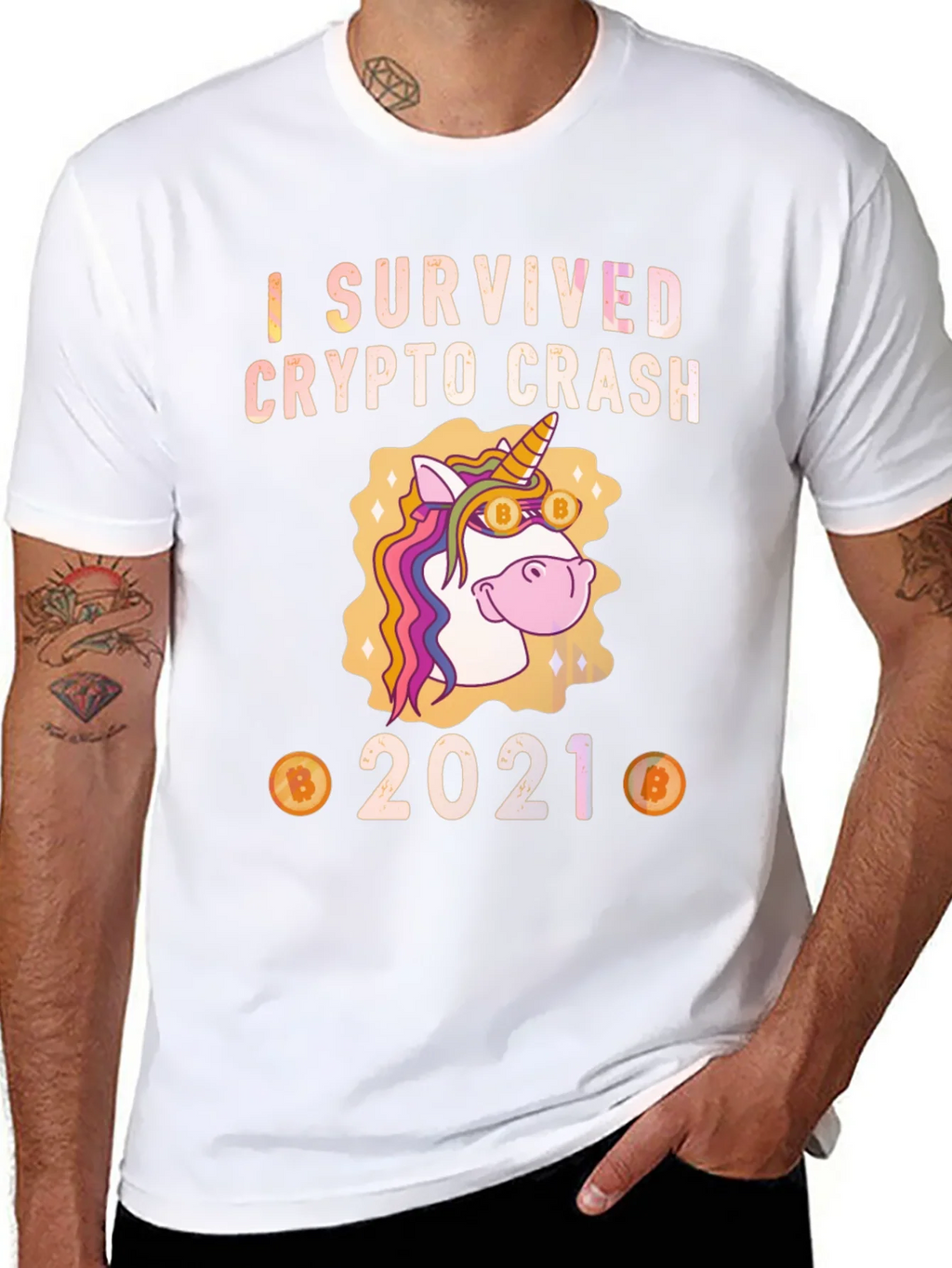Crypto Crash Survivor 2021 T-Shirt product image 7