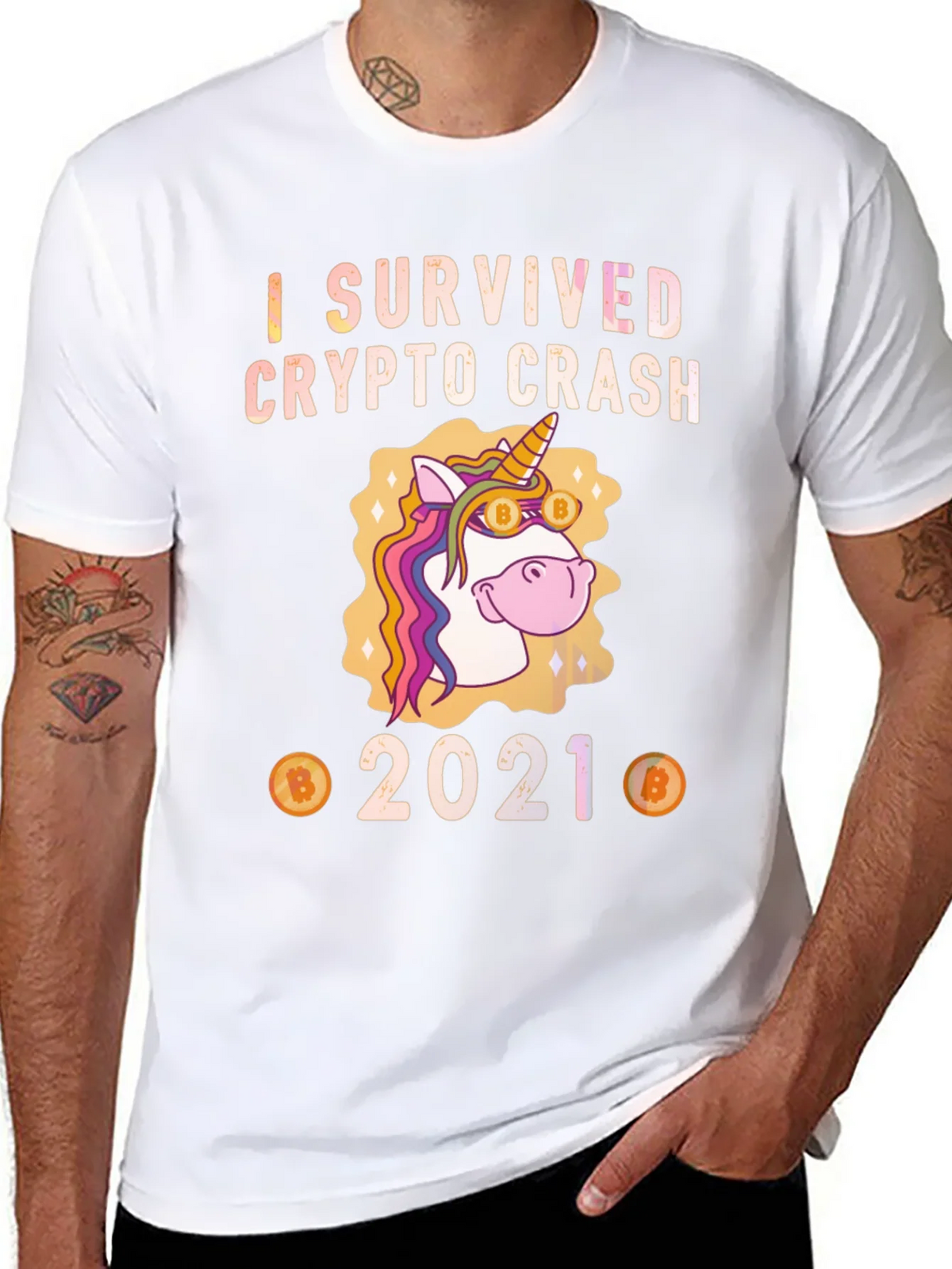 Crypto Crash Survivor 2021 T-Shirt product image 7