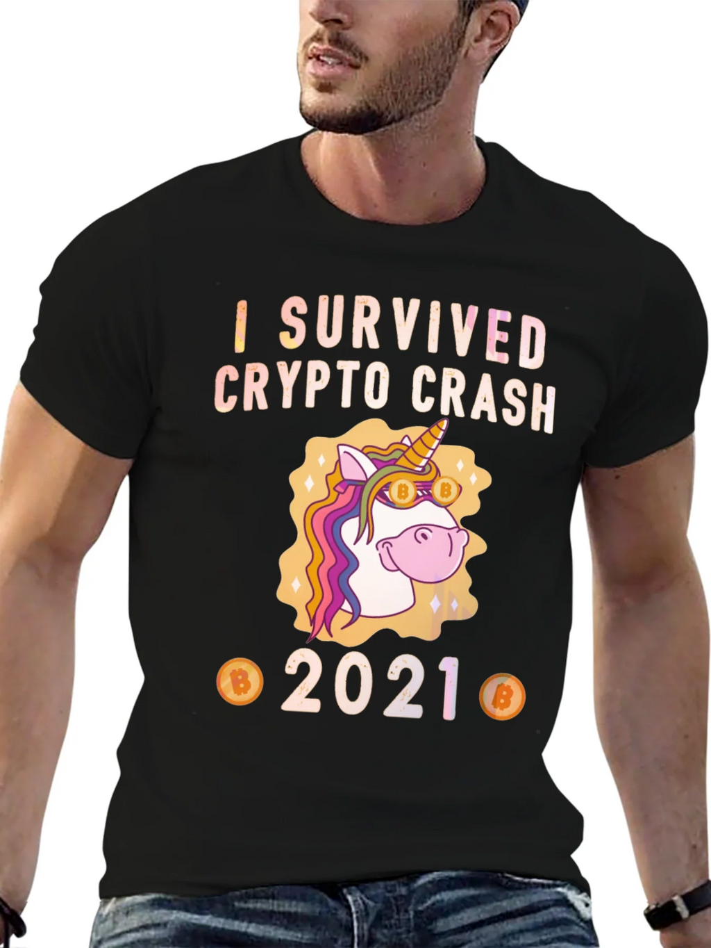 Crypto Crash Survivor 2021 T-Shirt product image 6