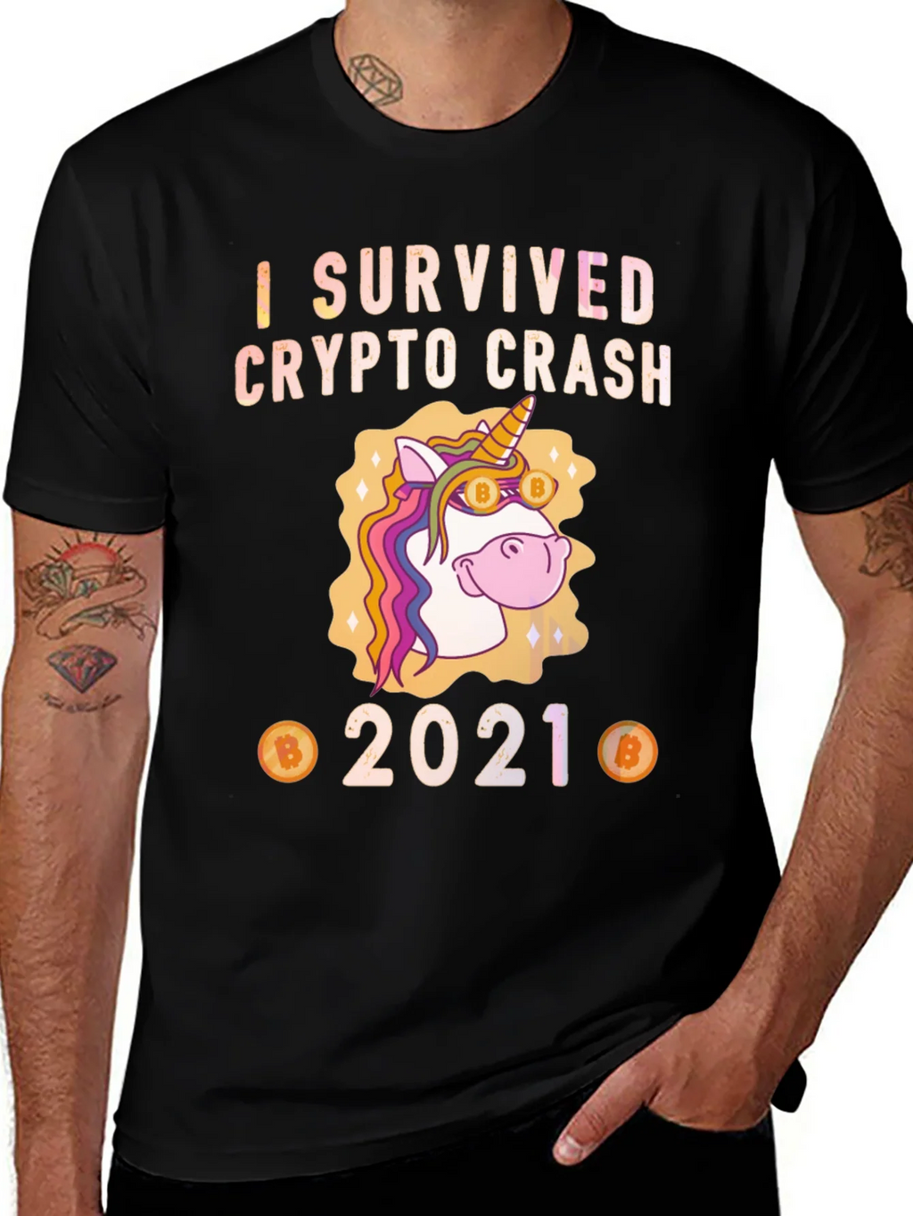 Crypto Crash Survivor 2021 T-Shirt product image 1