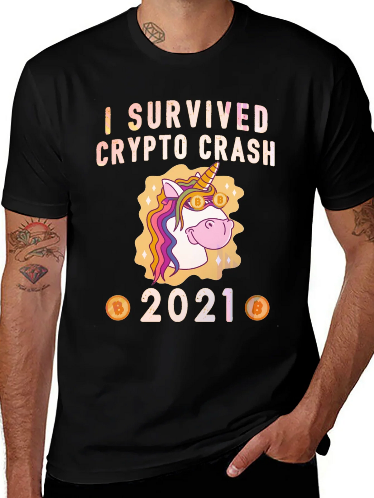 Crypto Crash Survivor 2021 T-Shirt product image 1