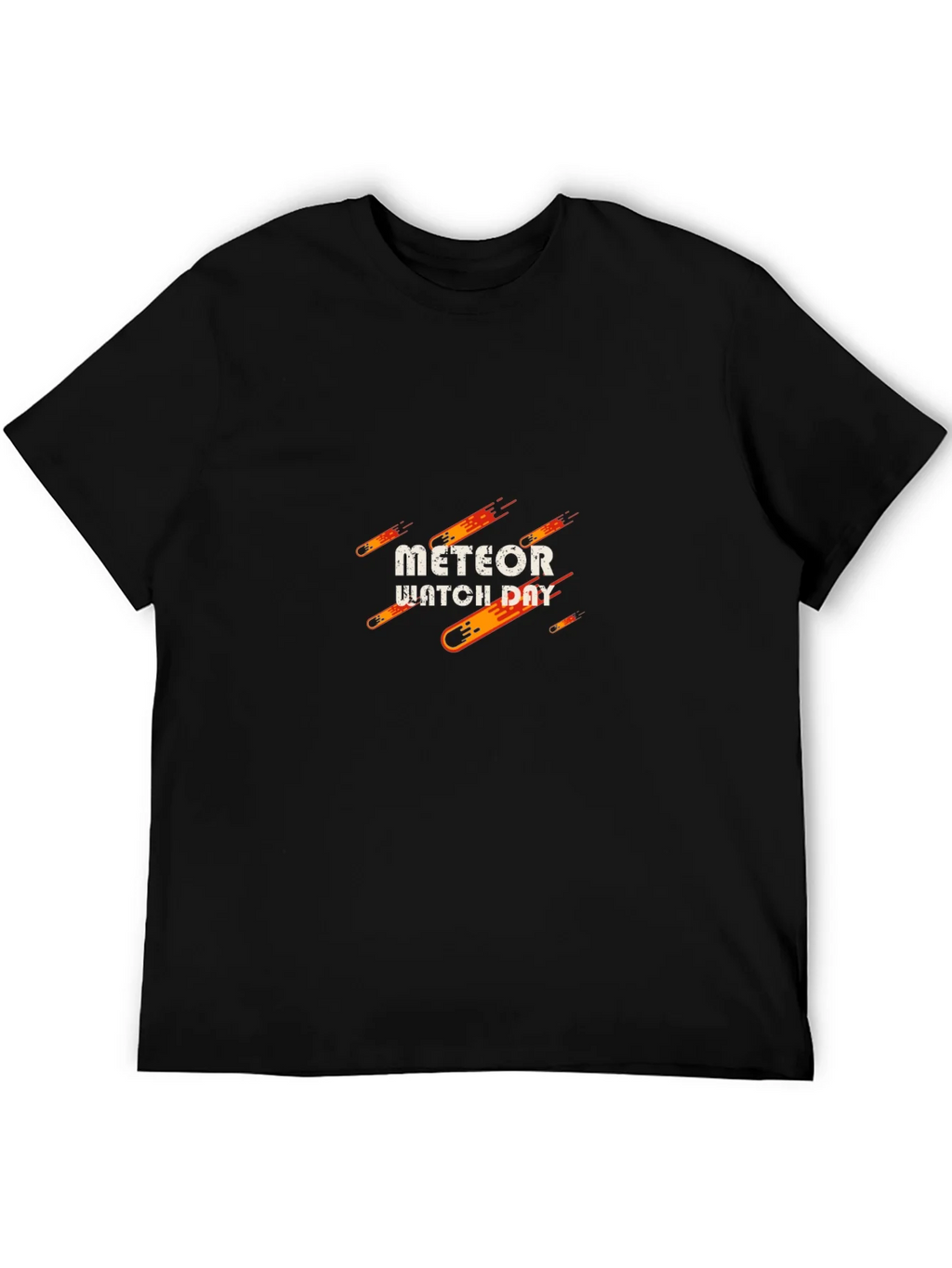 Meteor Watch Day Black T-Shirt product image 5