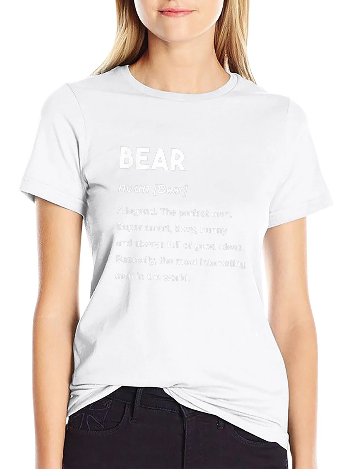 Bear Definition T-Shirt - Perfect Man Legend Funny Smart product image 8