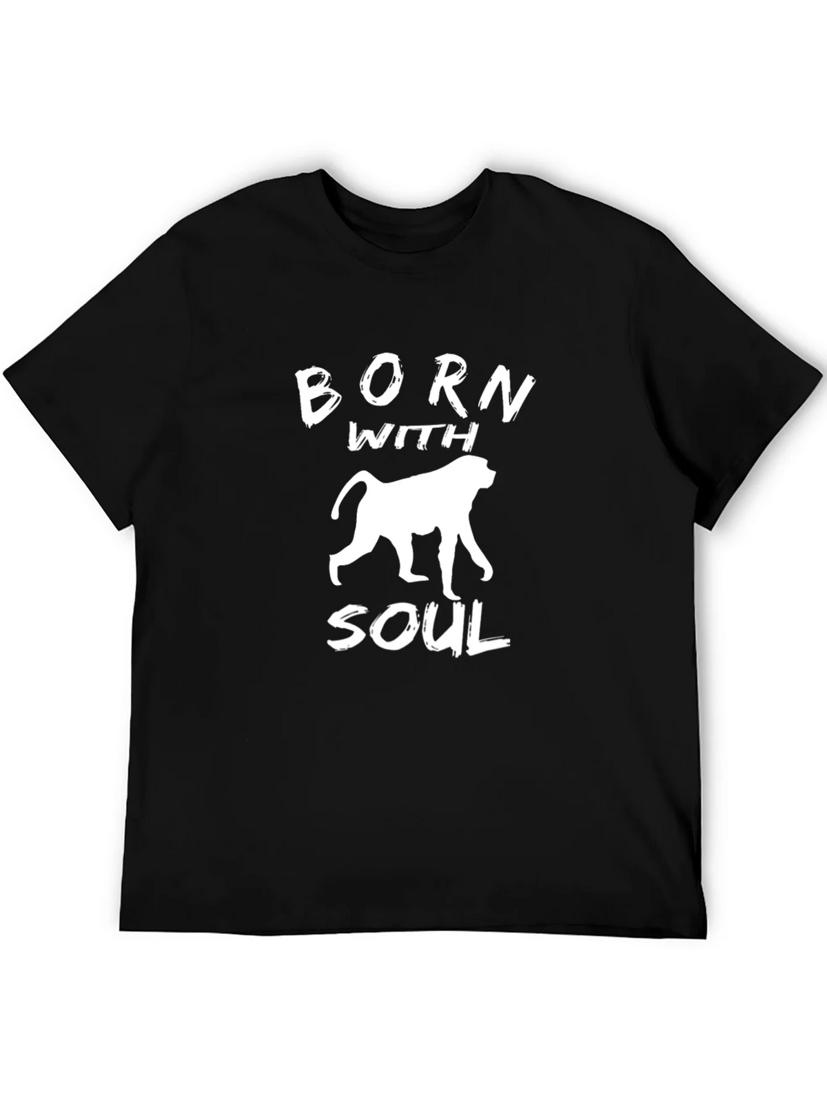 Born With Soul Monkey Graphic T-Shirt product image 5