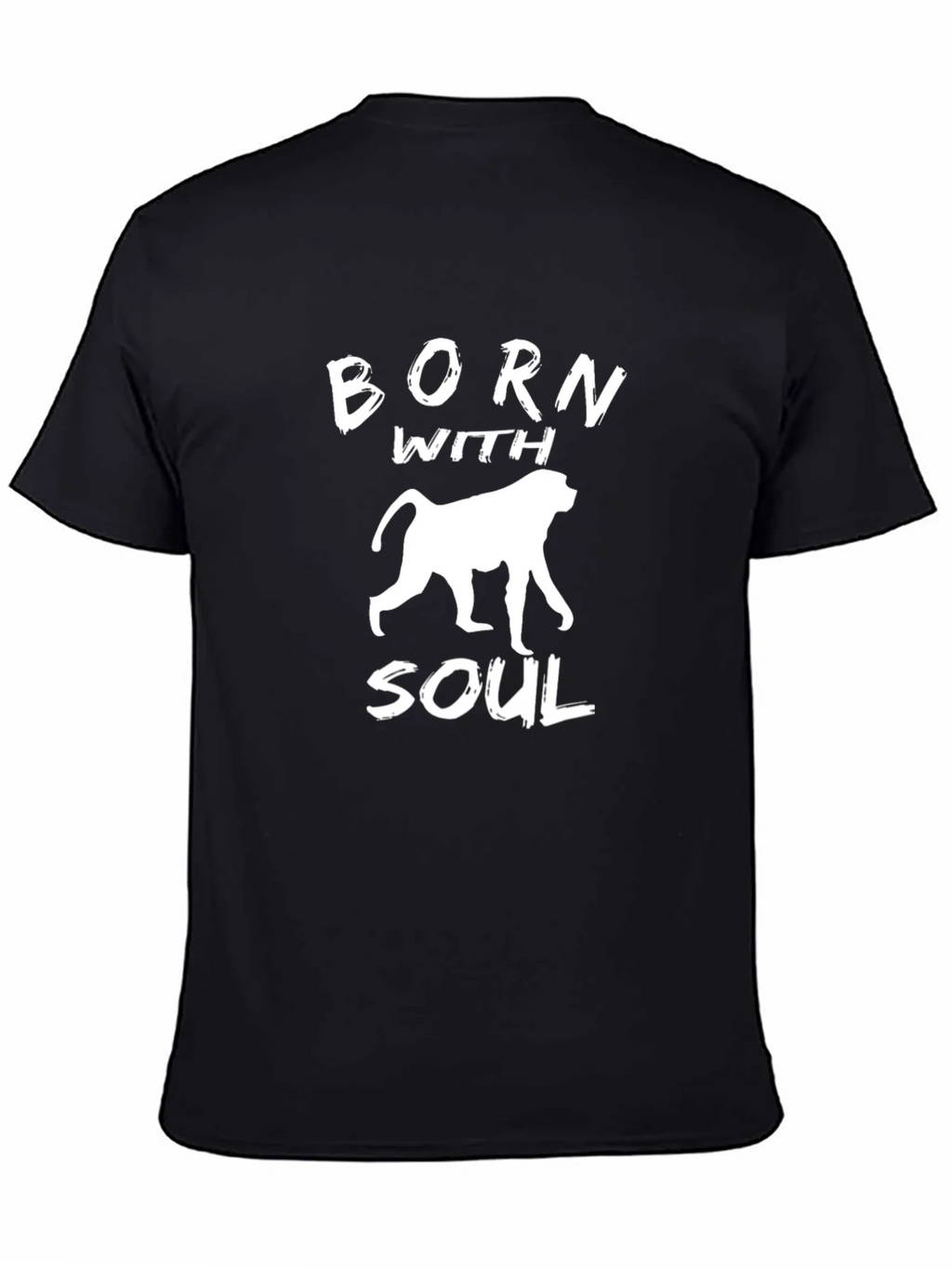 Born With Soul Monkey Graphic T-Shirt product image 4