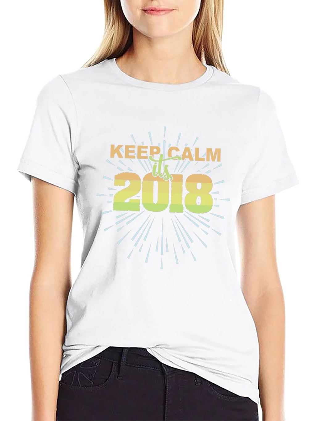 Keep Calm 2018 Black T-Shirt product image 8