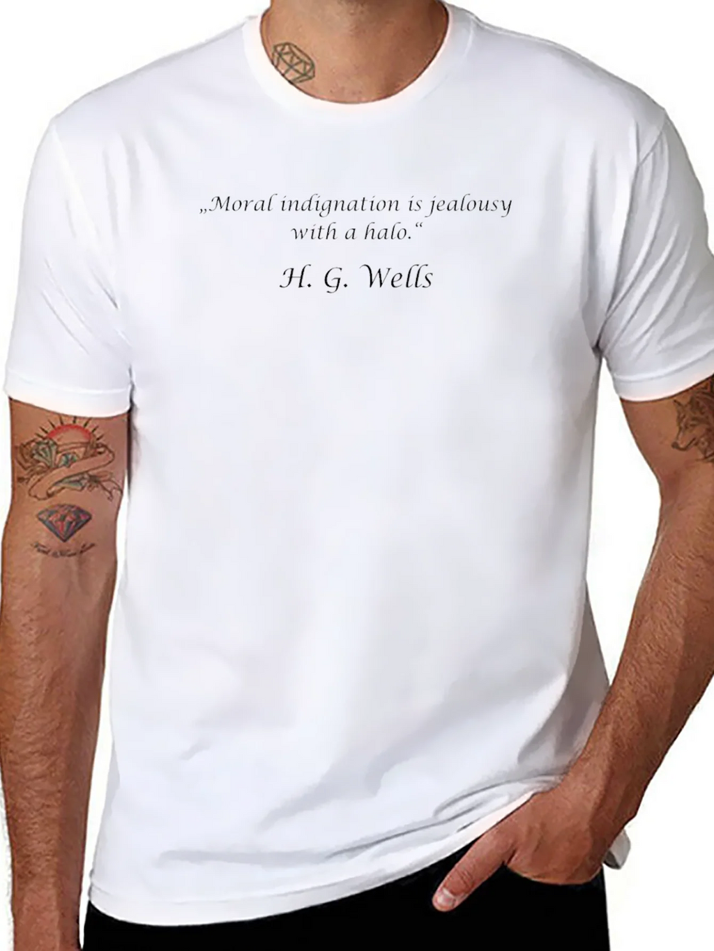 Moral Indignation Quote T-Shirt product image 6