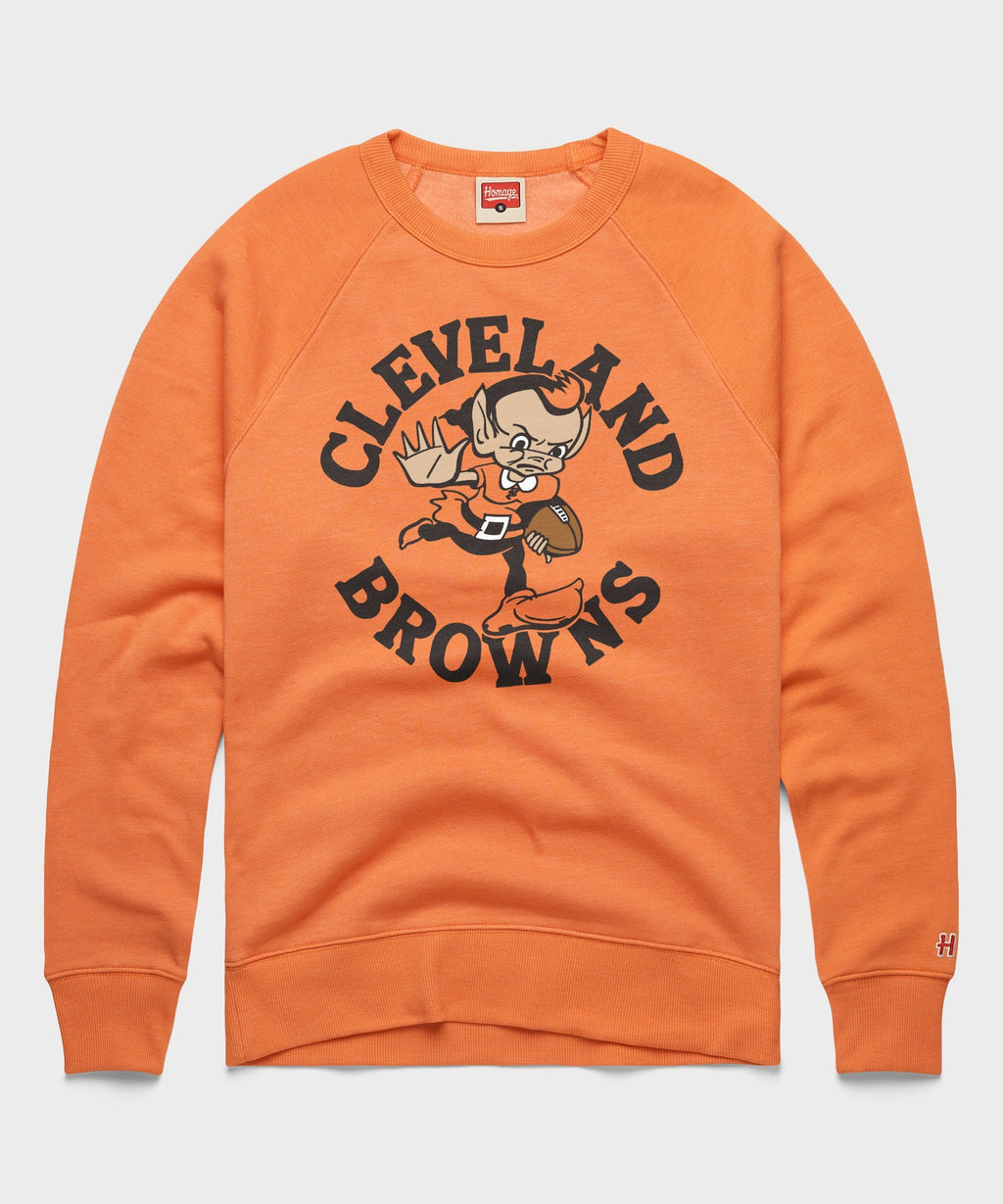 Cleveland Browns Brownie Stiff Arm Crewneck product image 1