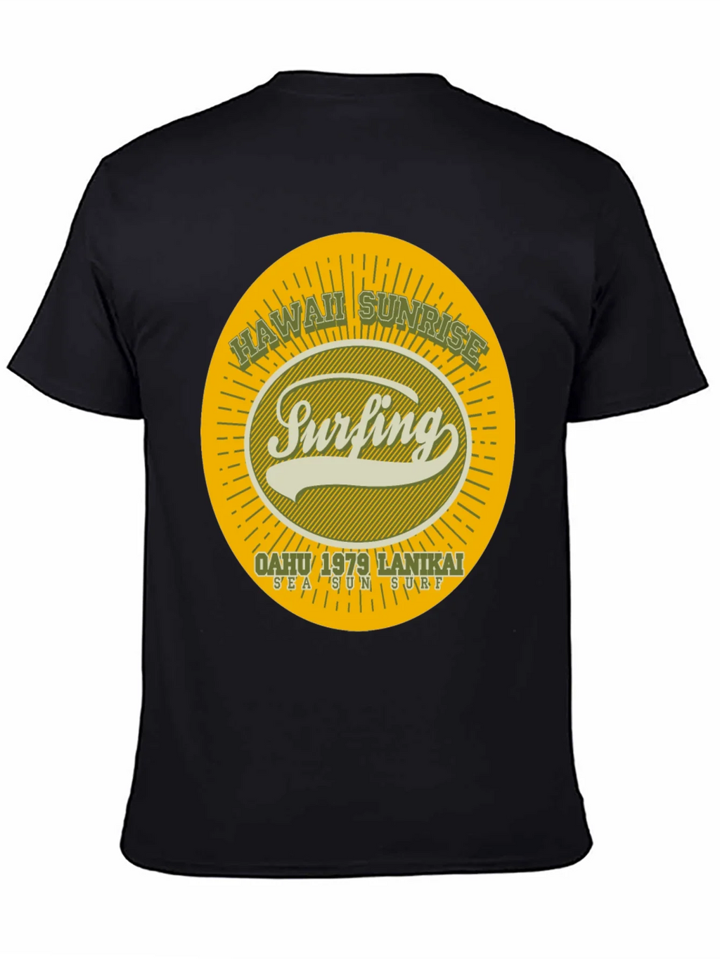 Hawaii Sunrise Surfing T-Shirt product image 2