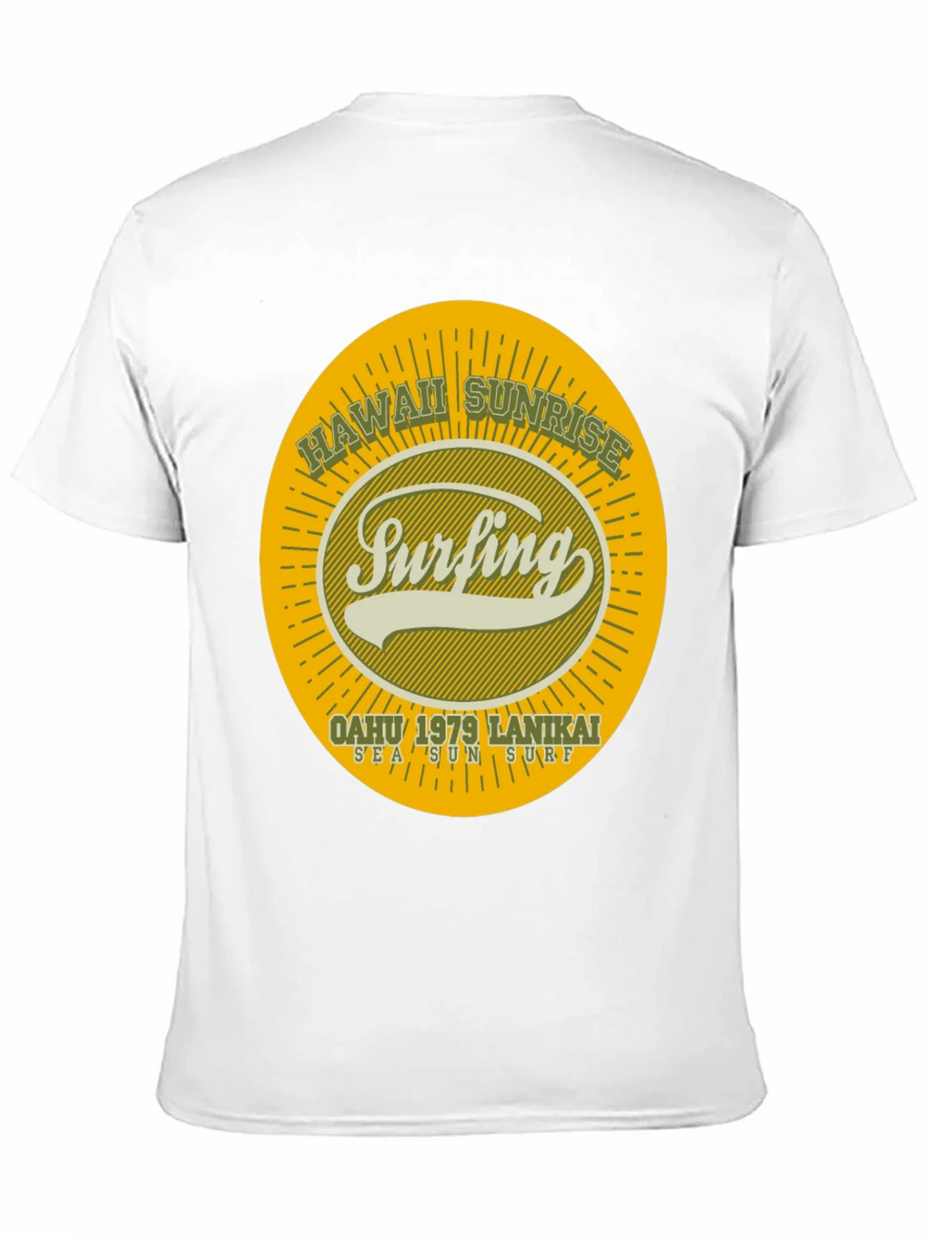 Hawaii Sunrise Surfing T-Shirt product image 7