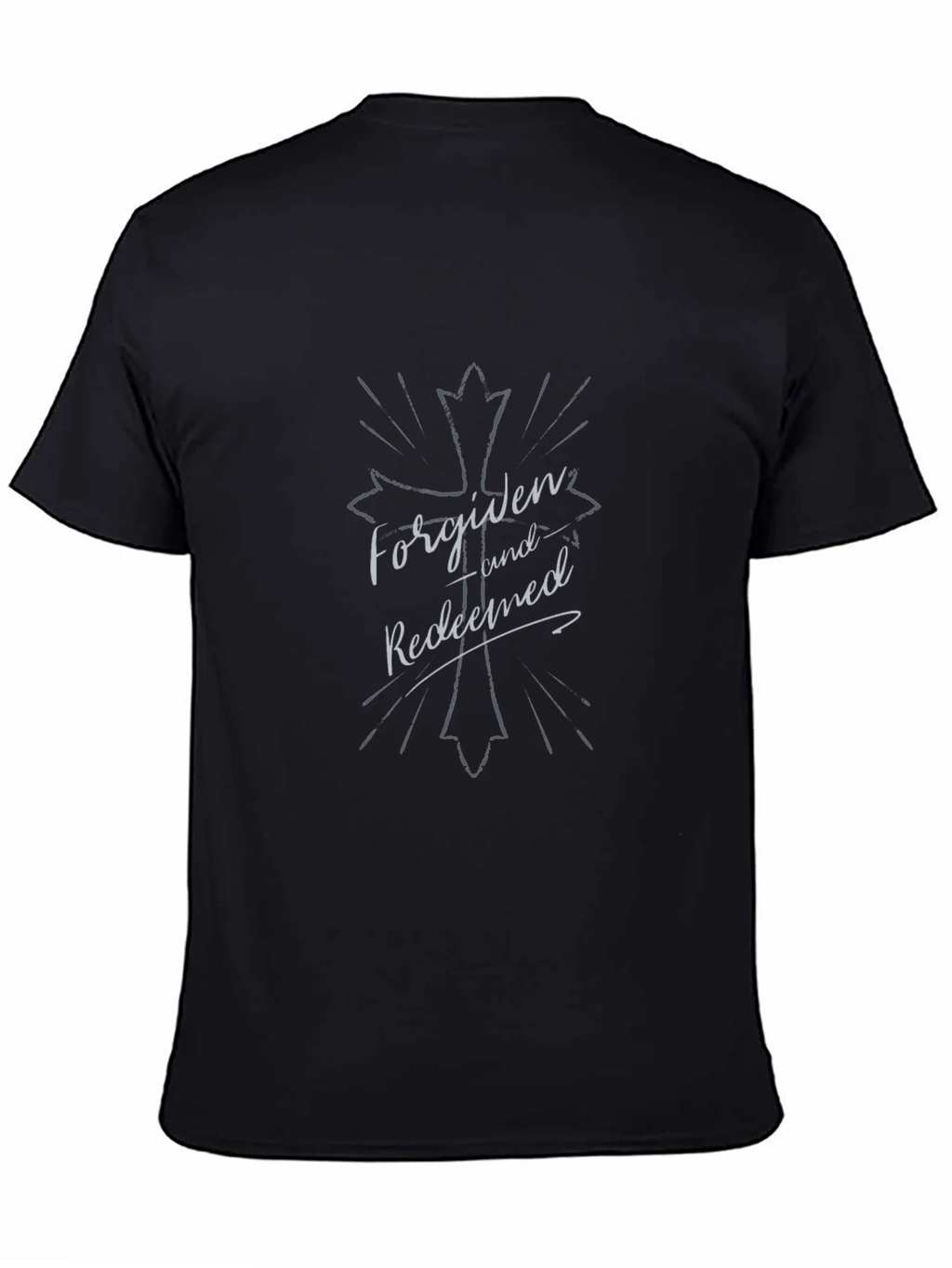 Forgiven and Redeemed Graphic Tee - Christian Apparel product image 4