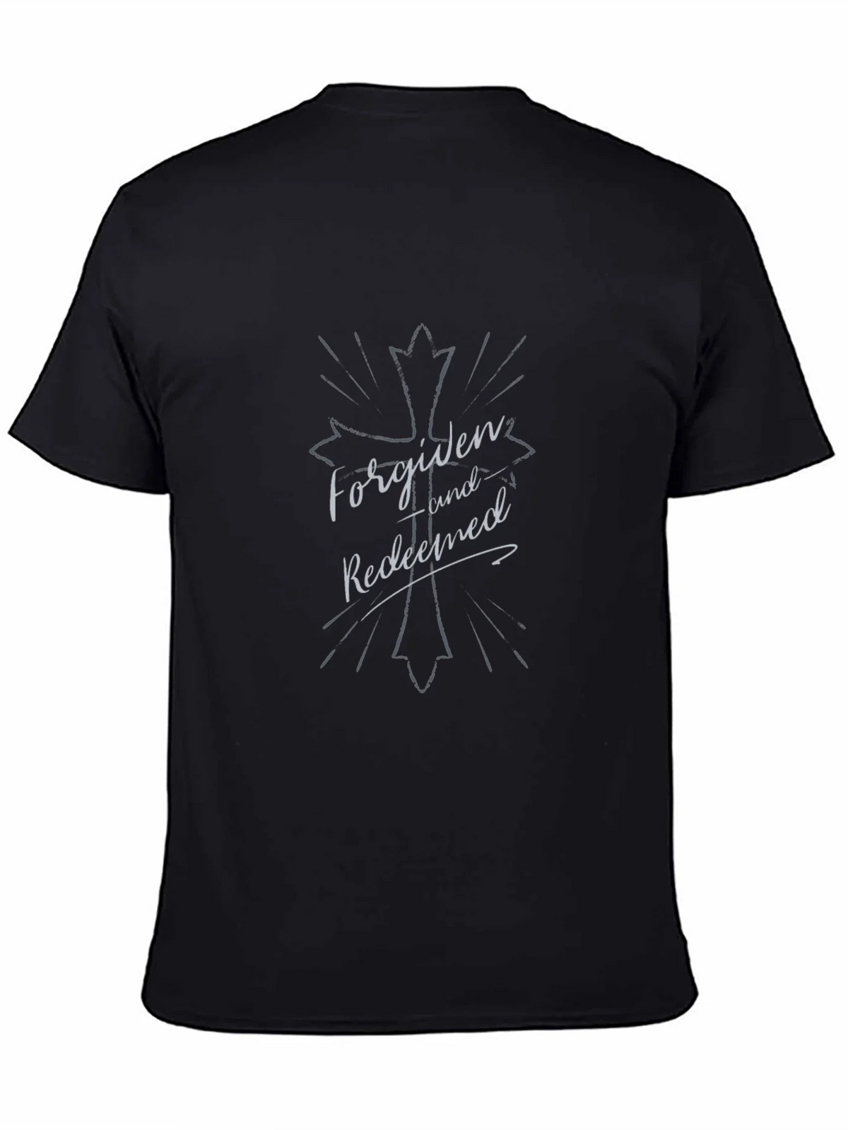 Forgiven and Redeemed Graphic Tee - Christian Apparel product image 4