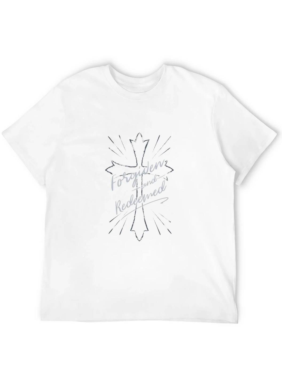 Forgiven and Redeemed Graphic Tee - Christian Apparel product image 11