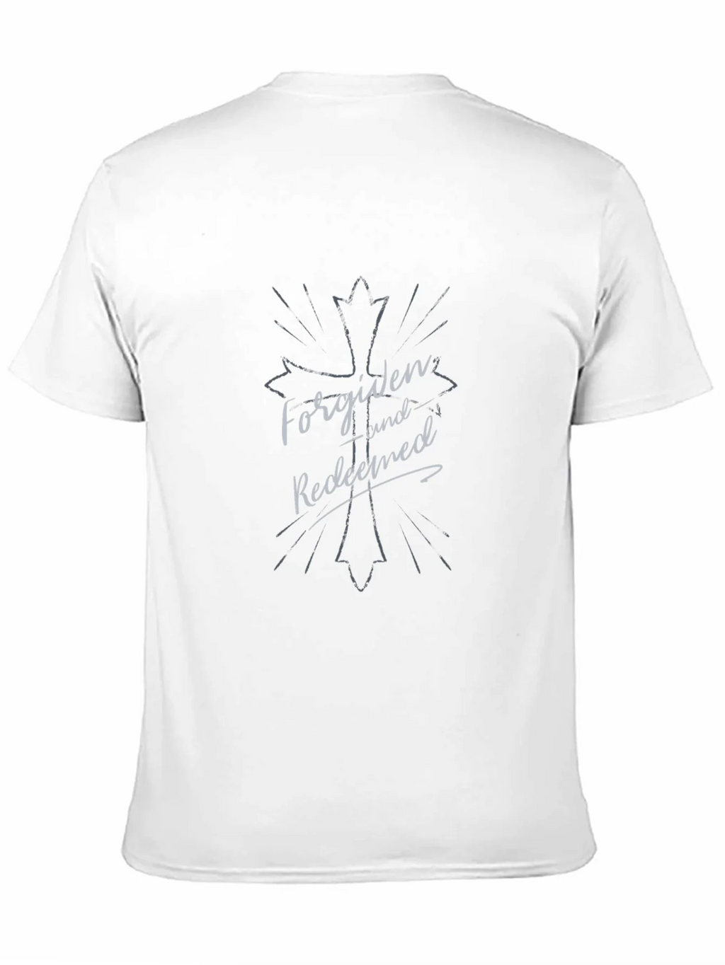 Forgiven and Redeemed Graphic Tee - Christian Apparel product image 10