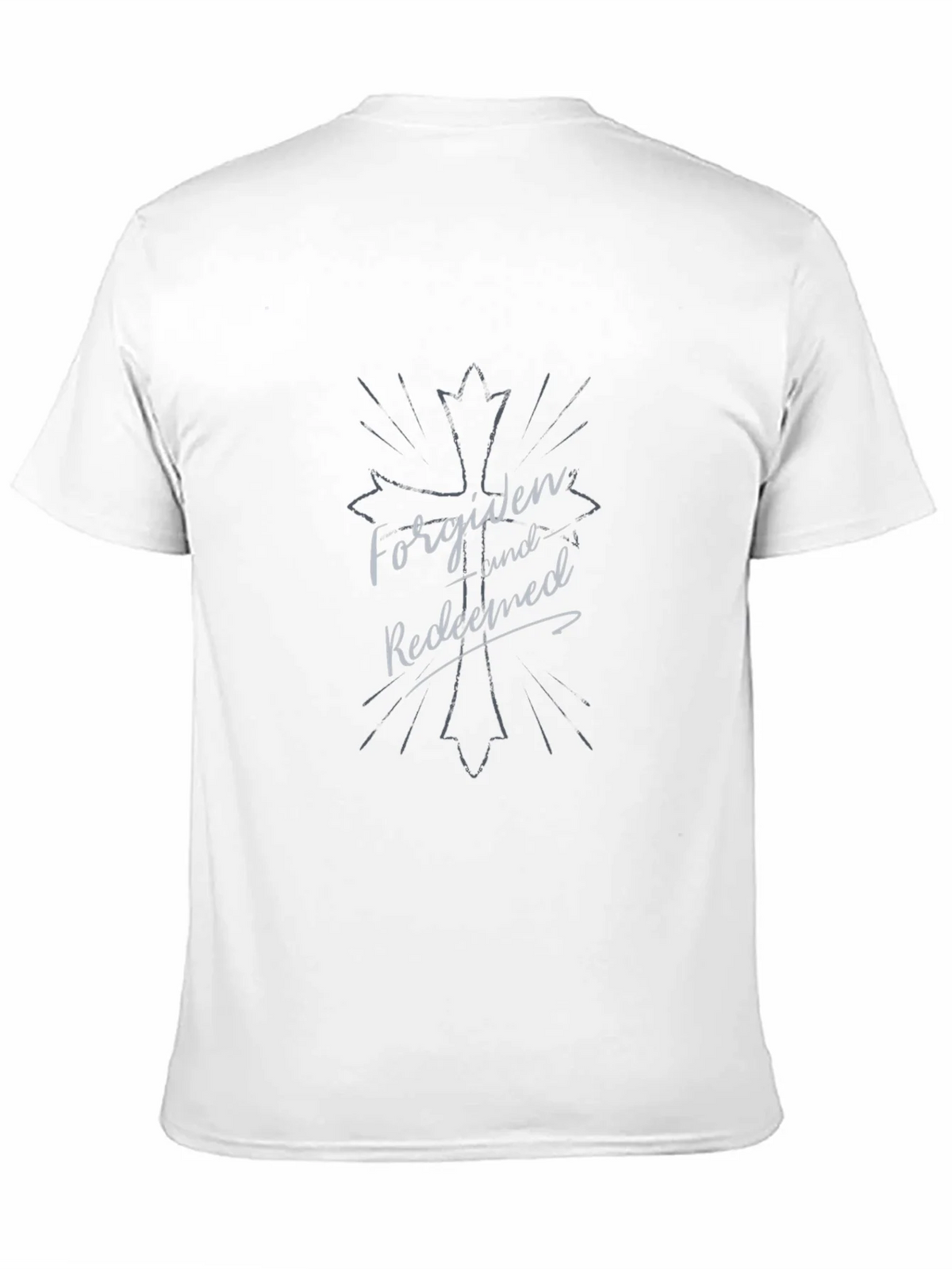 Forgiven and Redeemed Graphic Tee - Christian Apparel product image 10