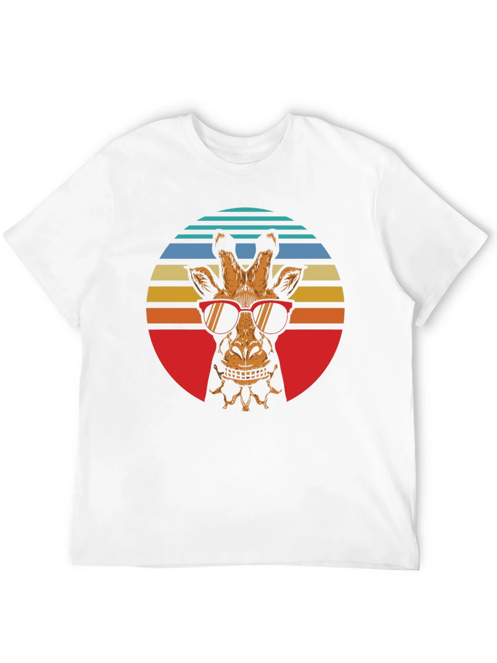 Cool Giraffe Retro Graphic Tee product image 11