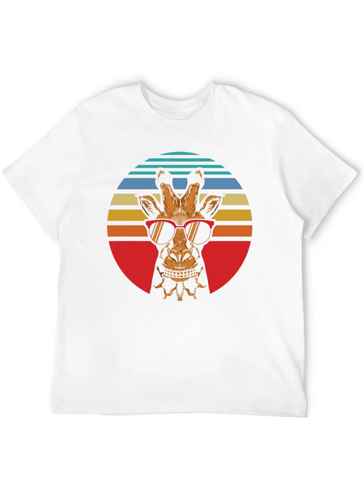 Cool Giraffe Retro Graphic Tee product image 11