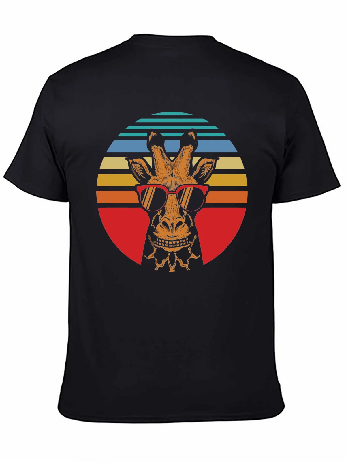 Cool Giraffe Retro Graphic Tee product image 4