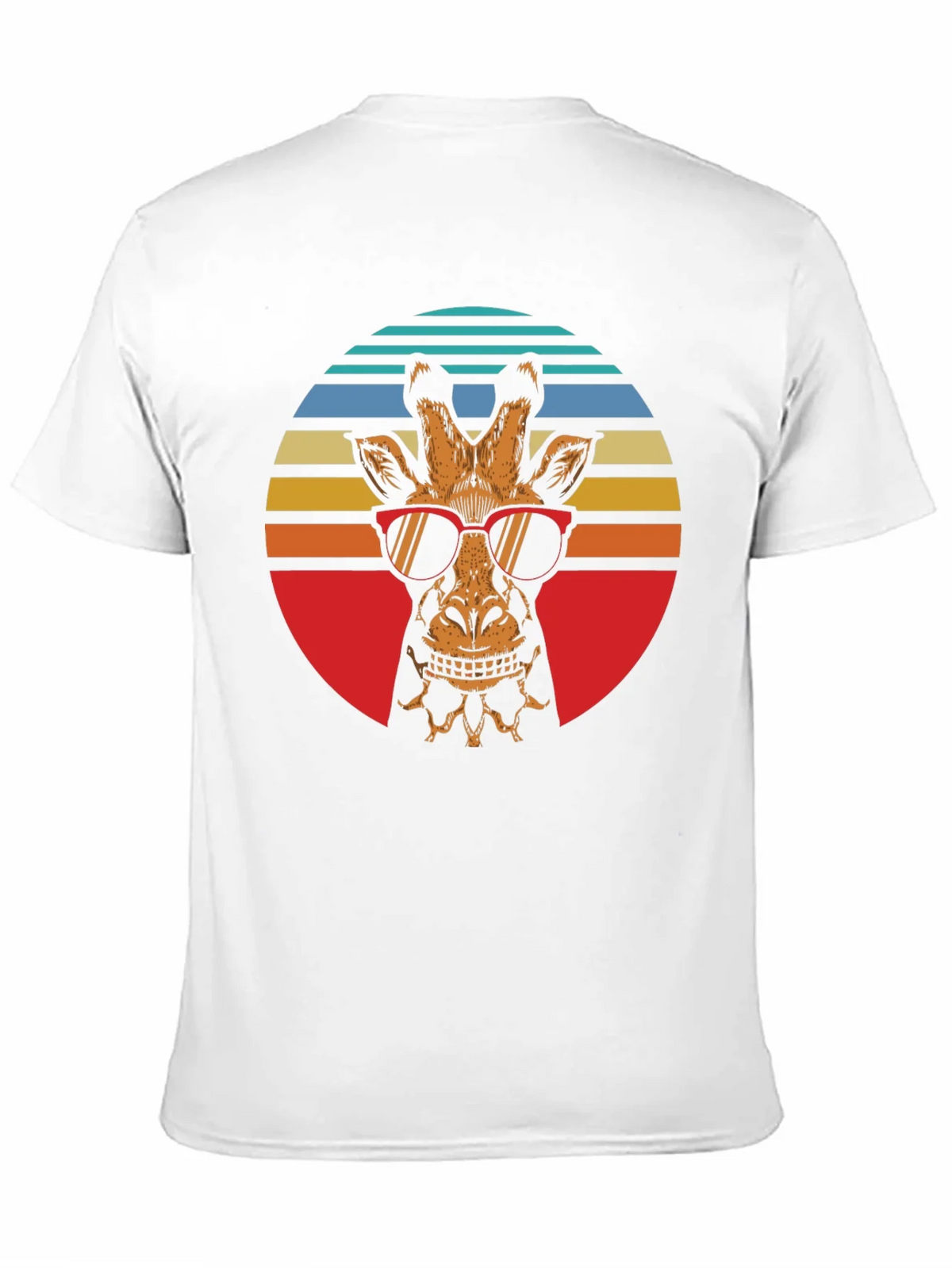 Cool Giraffe Retro Graphic Tee product image 10