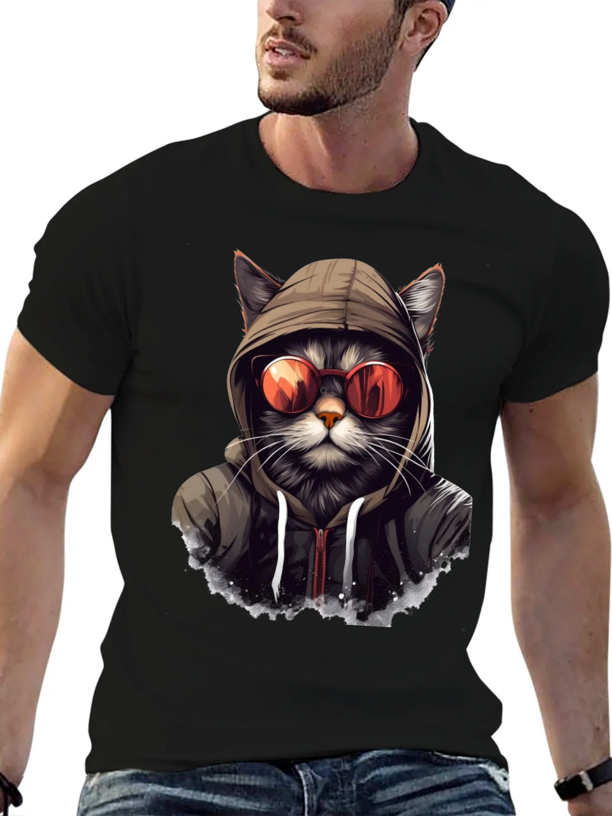 Cool Cat Hoodie T-Shirt product image 6