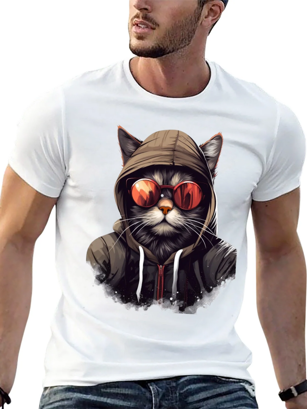Cool Cat Hoodie T-Shirt product image 12