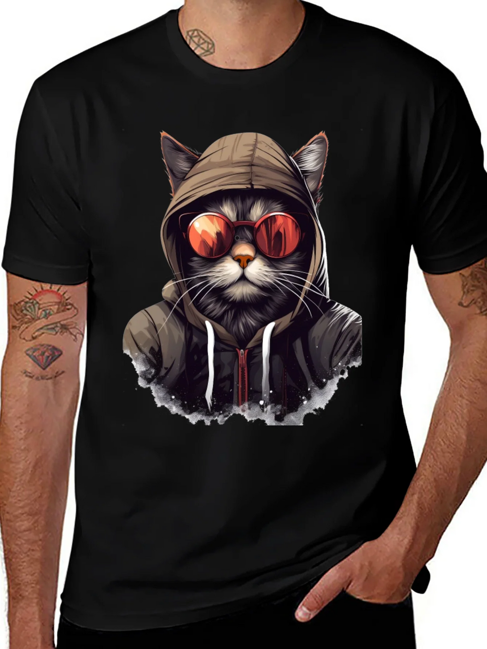Cool Cat Hoodie T-Shirt