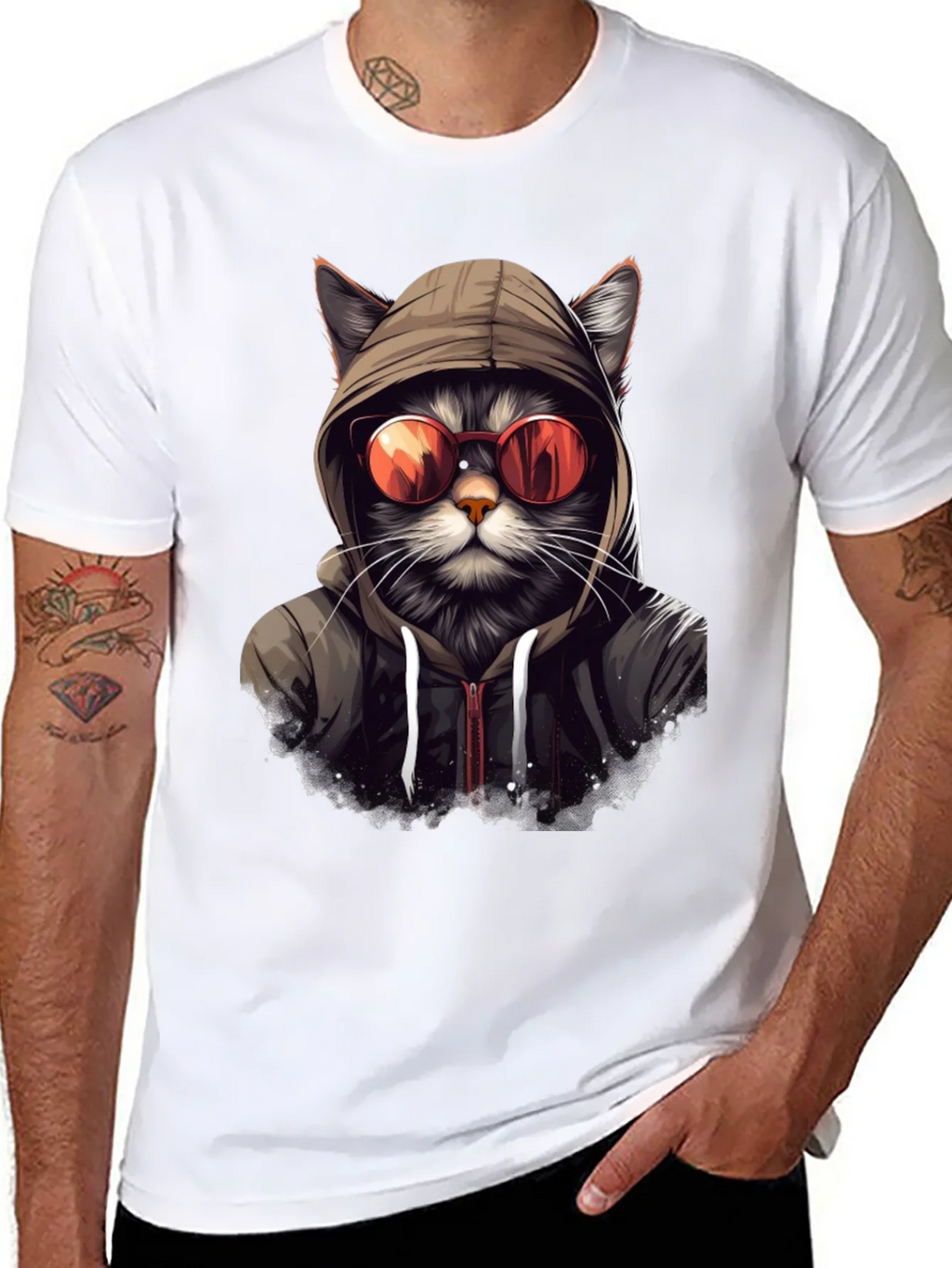 Cool Cat Hoodie T-Shirt product image 7