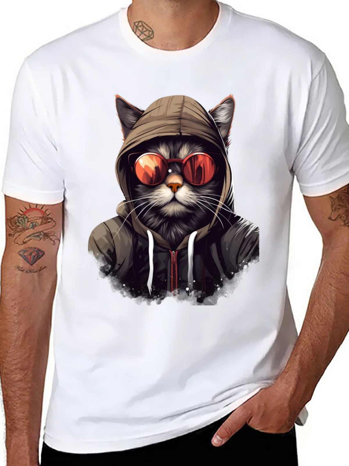 Cool Cat Hoodie T-Shirt product image 7