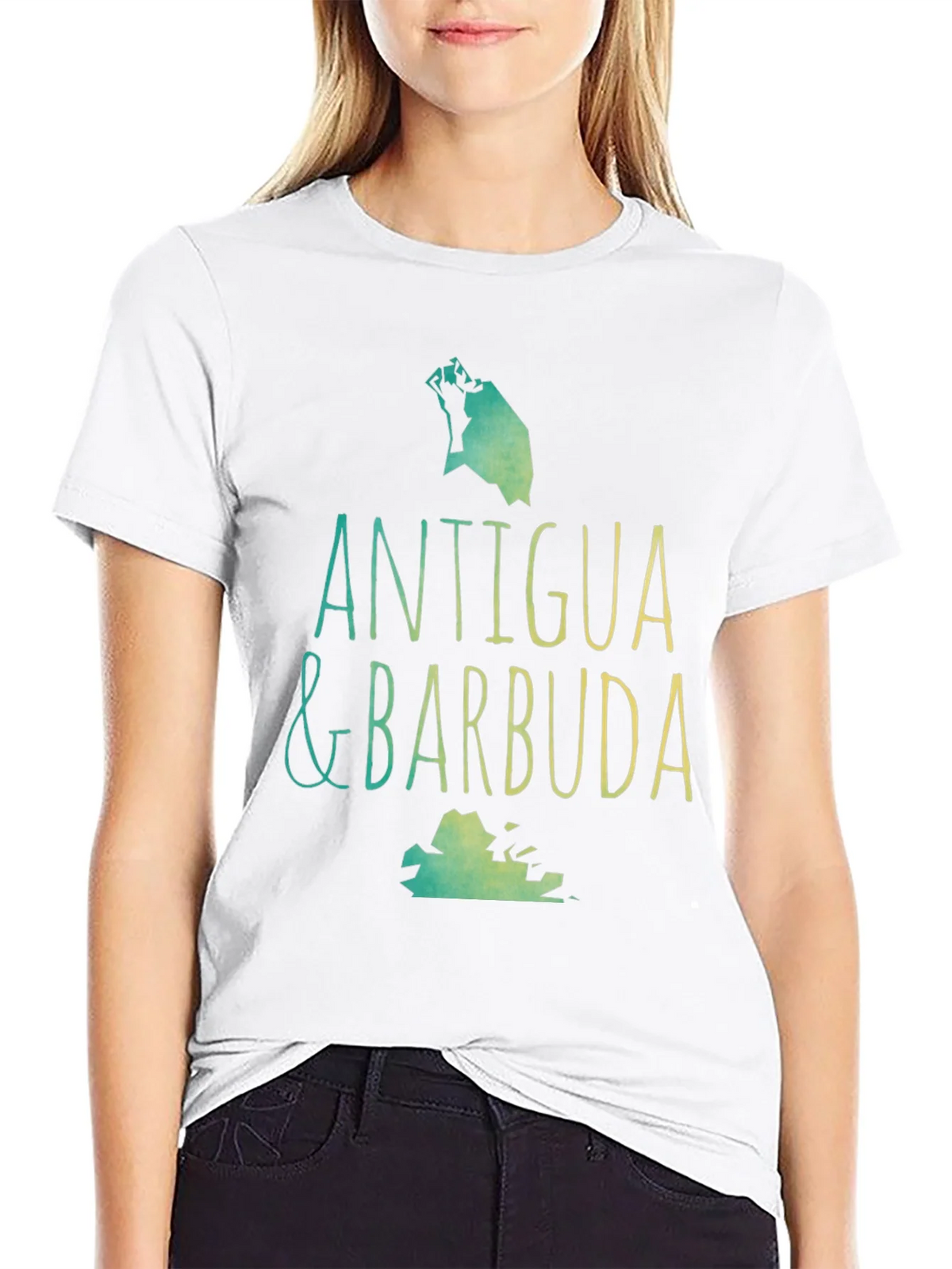 Antigua & Barbuda T-Shirt - Island Map Souvenir product image 8
