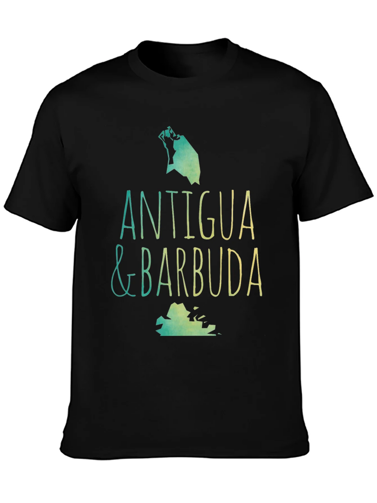 Antigua & Barbuda T-Shirt - Island Map Souvenir product image 3