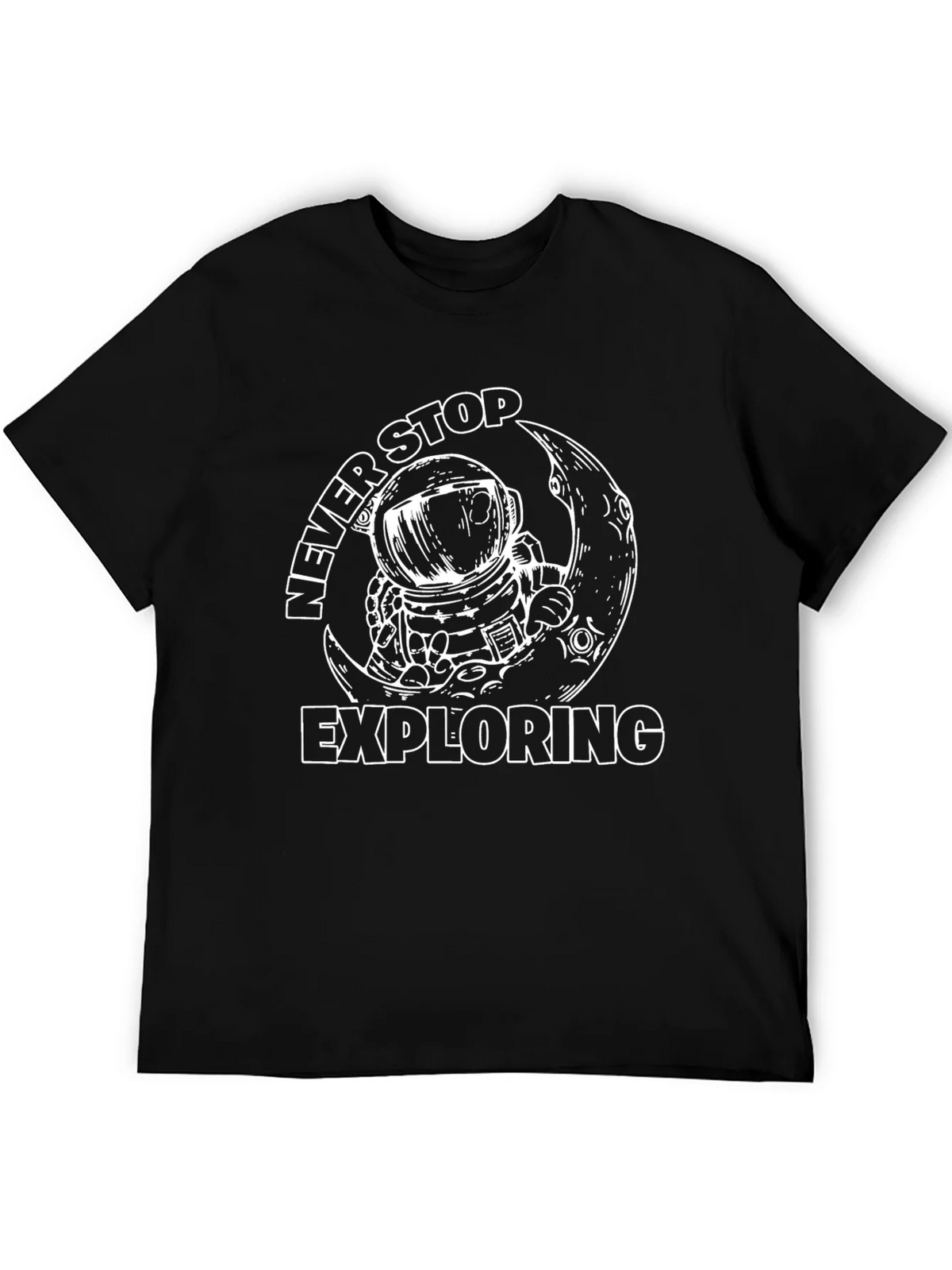 Never Stop Exploring Astronaut T-Shirt product image 5