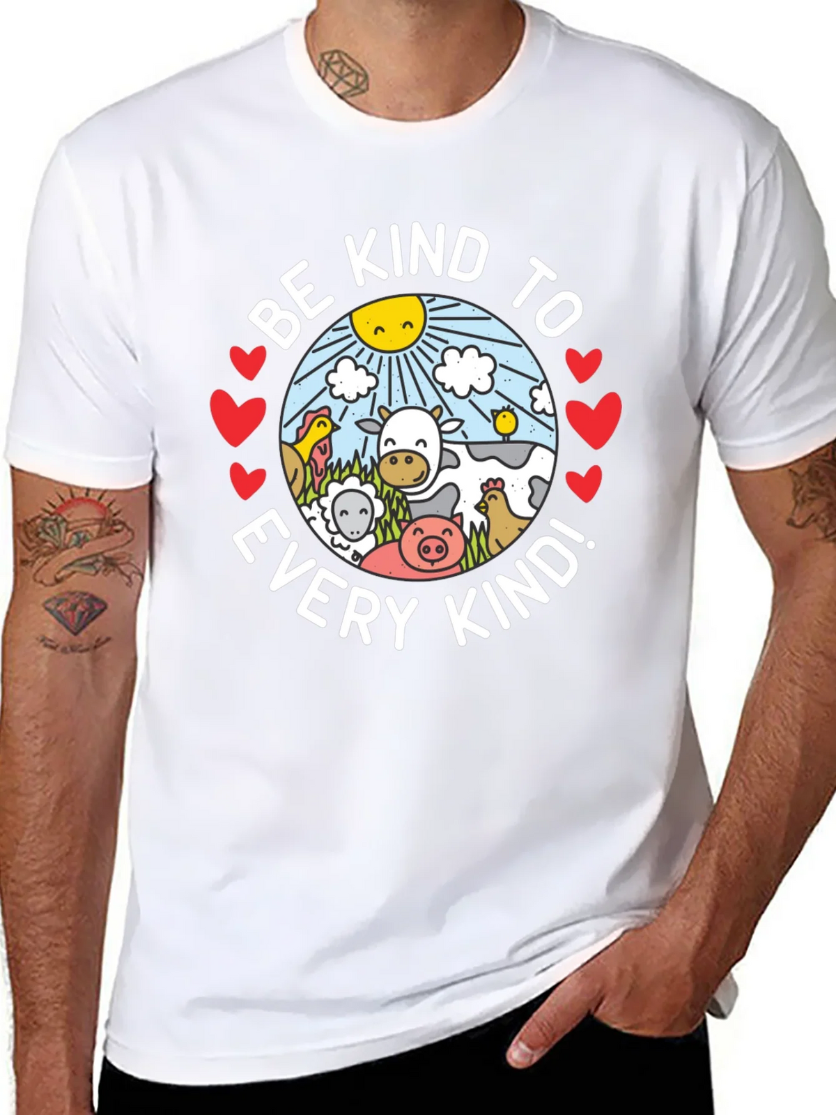 Be Kind T-Shirt - Vegan Graphic Tee product image 7