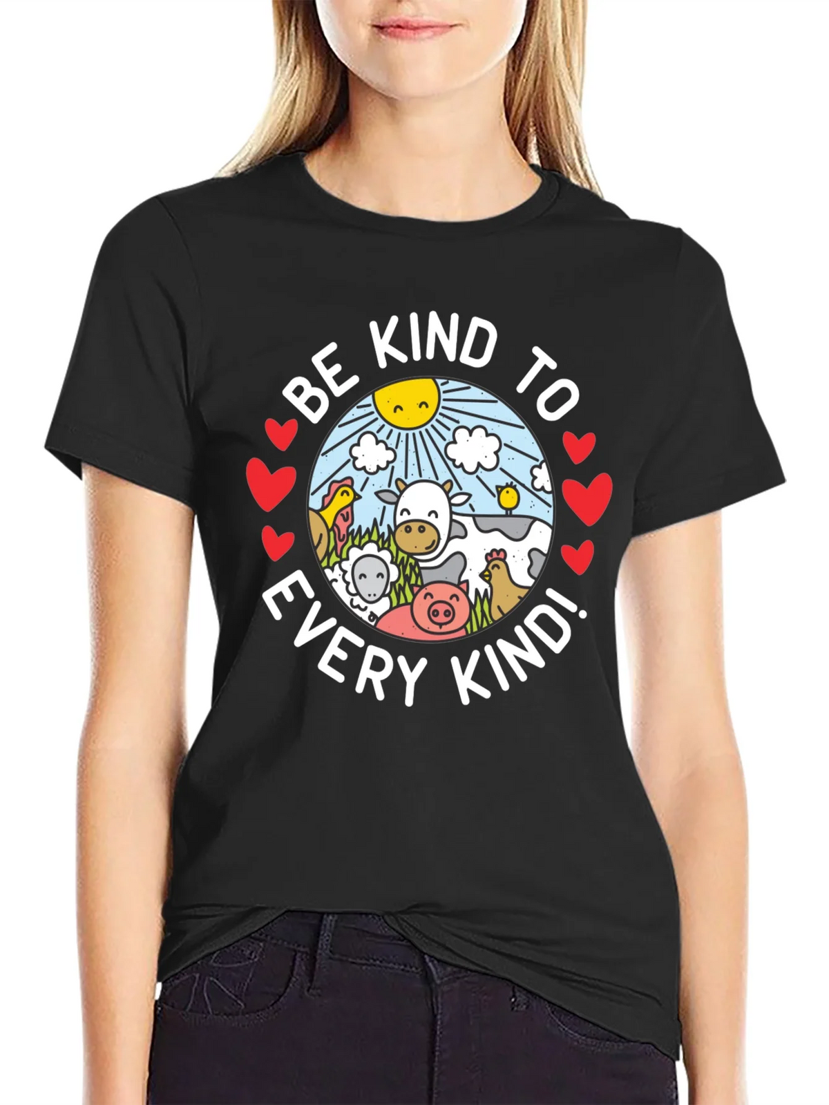 Be Kind T-Shirt - Vegan Graphic Tee product image 2