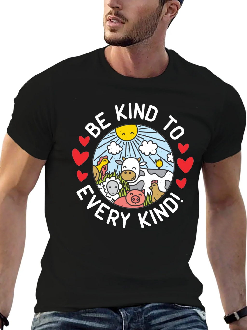 Be Kind T-Shirt - Vegan Graphic Tee product image 6