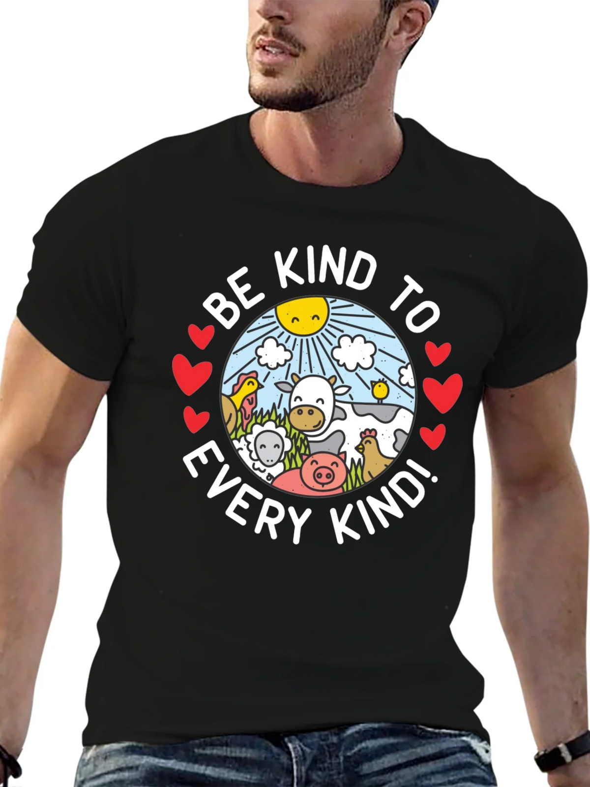 Be Kind T-Shirt - Vegan Graphic Tee product image 6