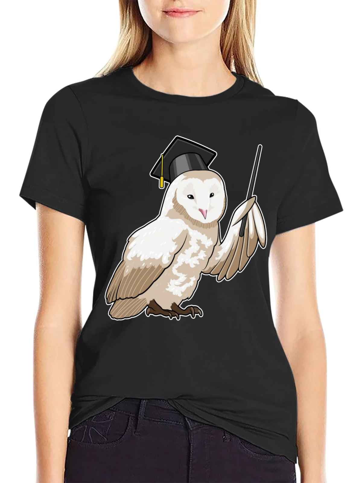 Owl Teacher Graphic Tee product image 2